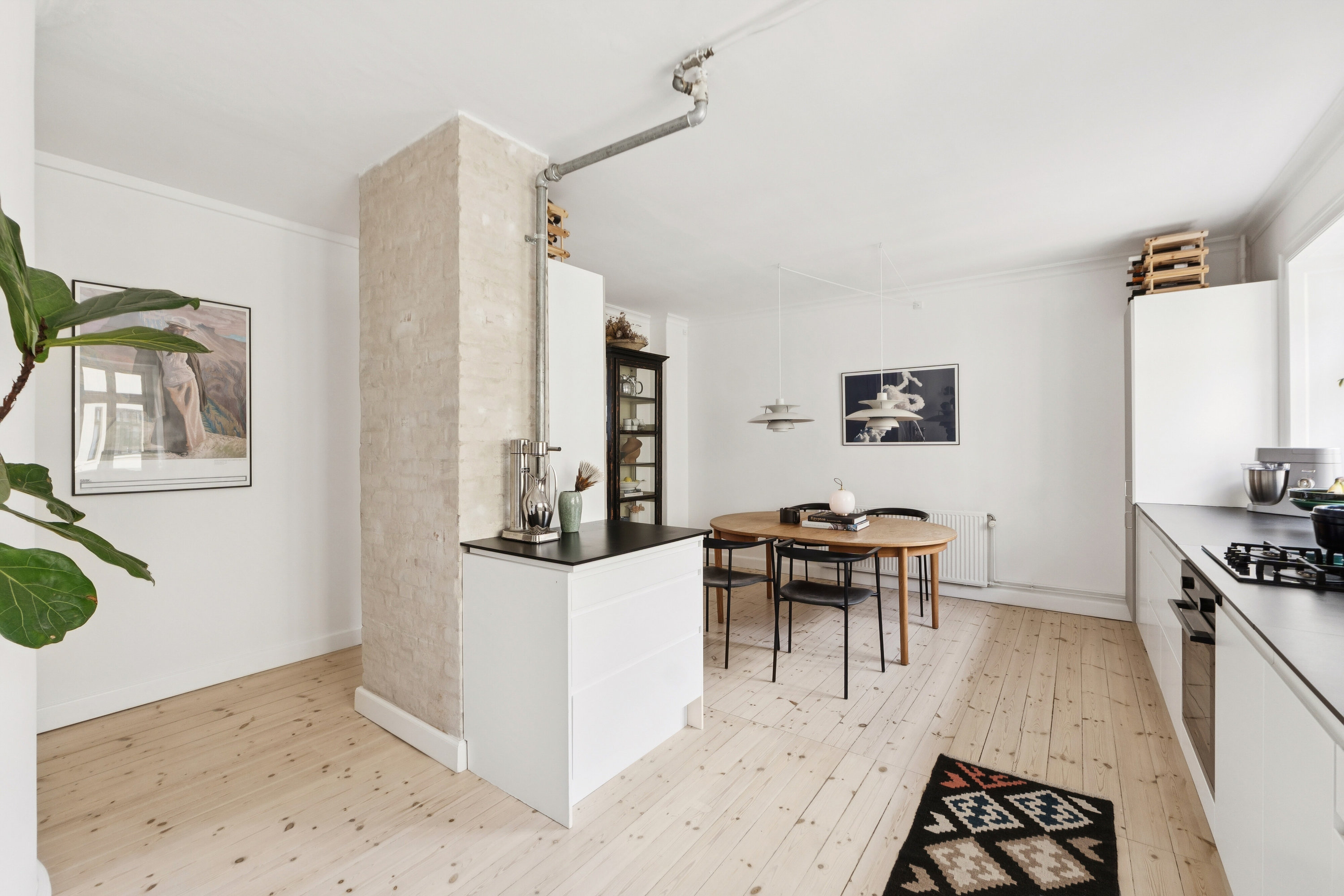 Fremhævet køkken billede i fuldskærmstilstand. Billede af Snorresgade 2, 3. tv., 2300 København S