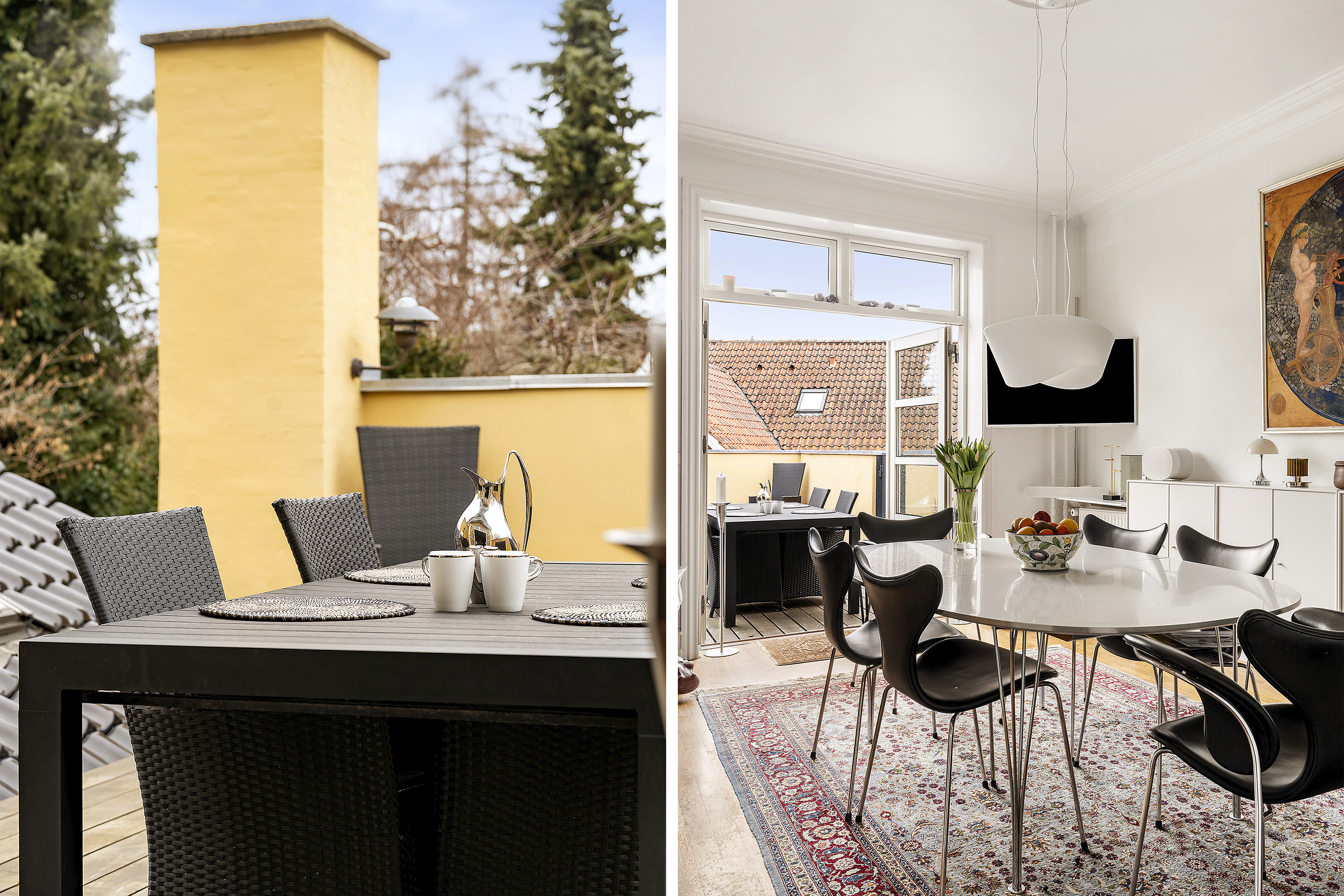 Fremhævet spisestue billede i fuldskærmstilstand. Billede af Teglgårdsvej 51, 1. tv., 2920 Charlottenlund