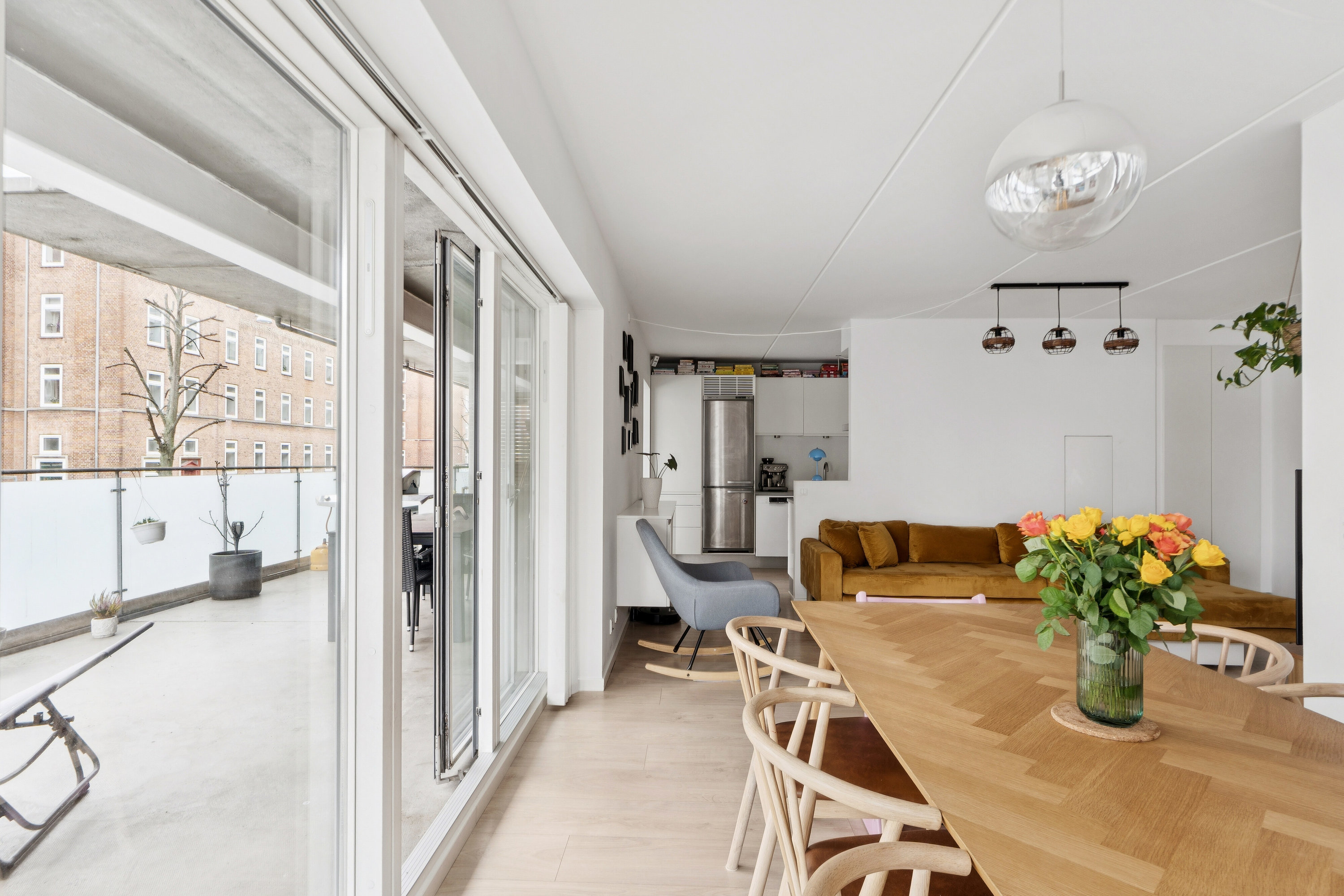 Fremhævet spisestue billede i fuldskærmstilstand. Billede af Lyneborggade 27, st.. tv., 2300 København S