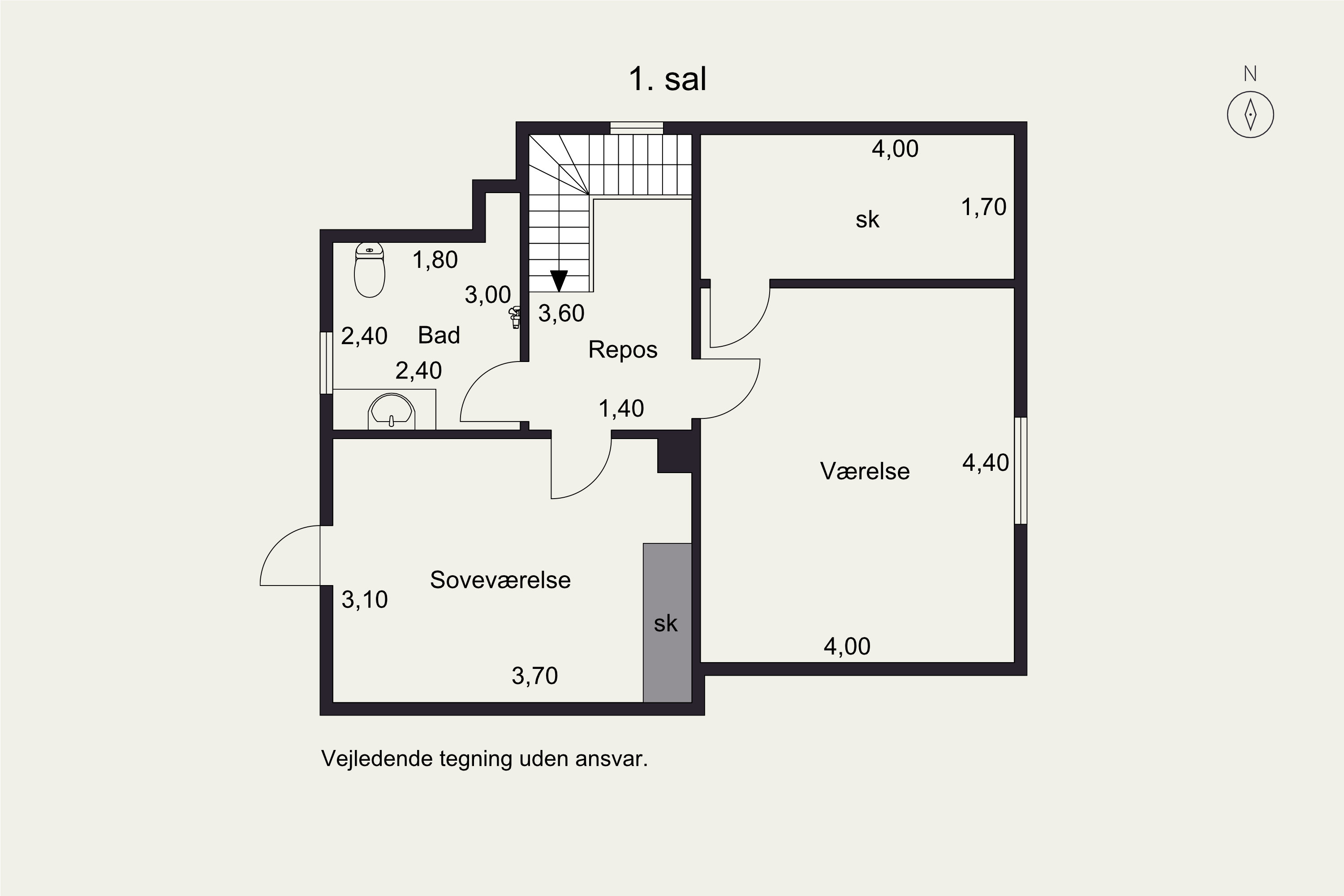 Plantegninger billede af Thorsvej 33, 7000 Fredericia