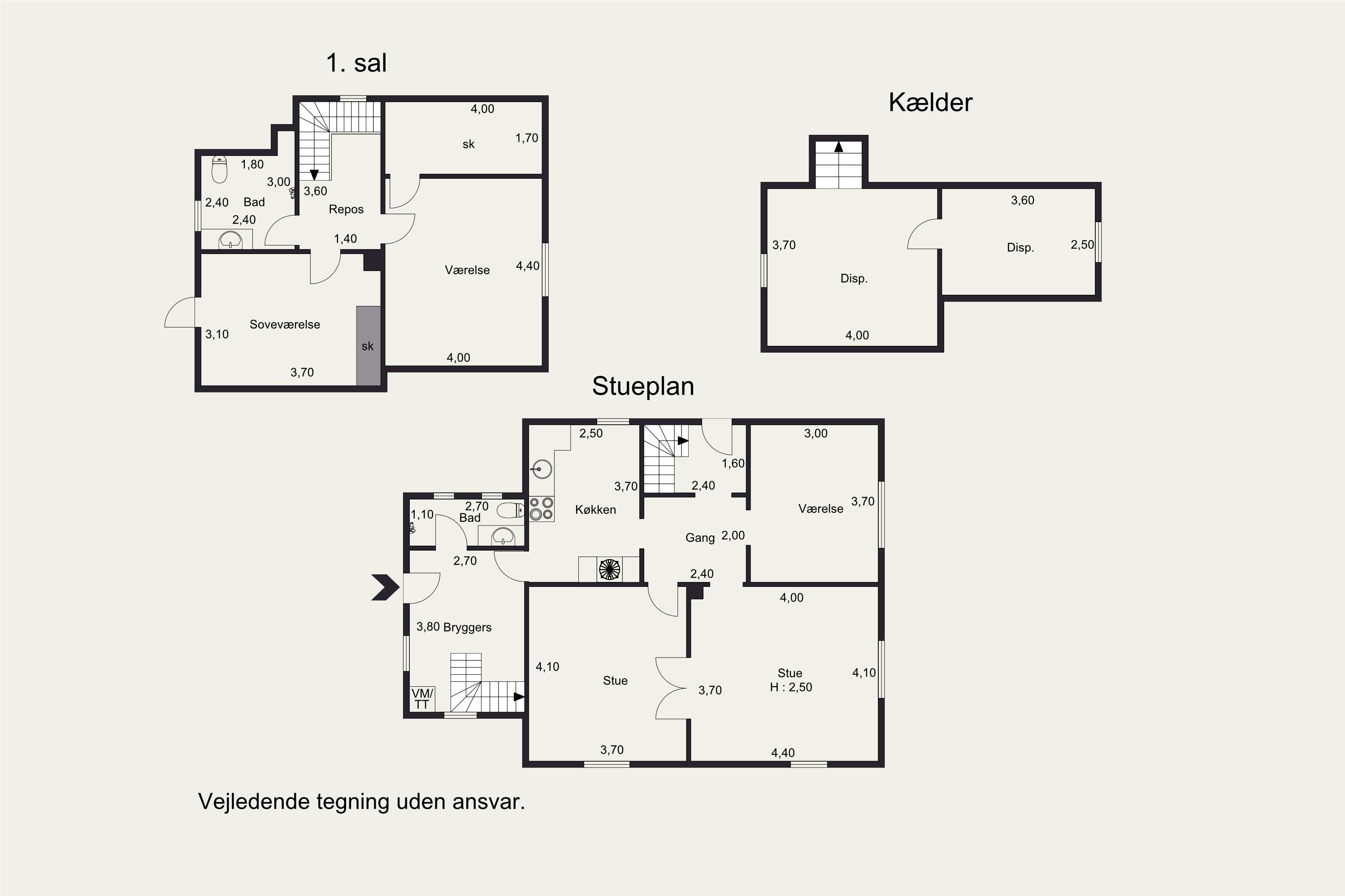 Plantegninger billede af Thorsvej 33, 7000 Fredericia