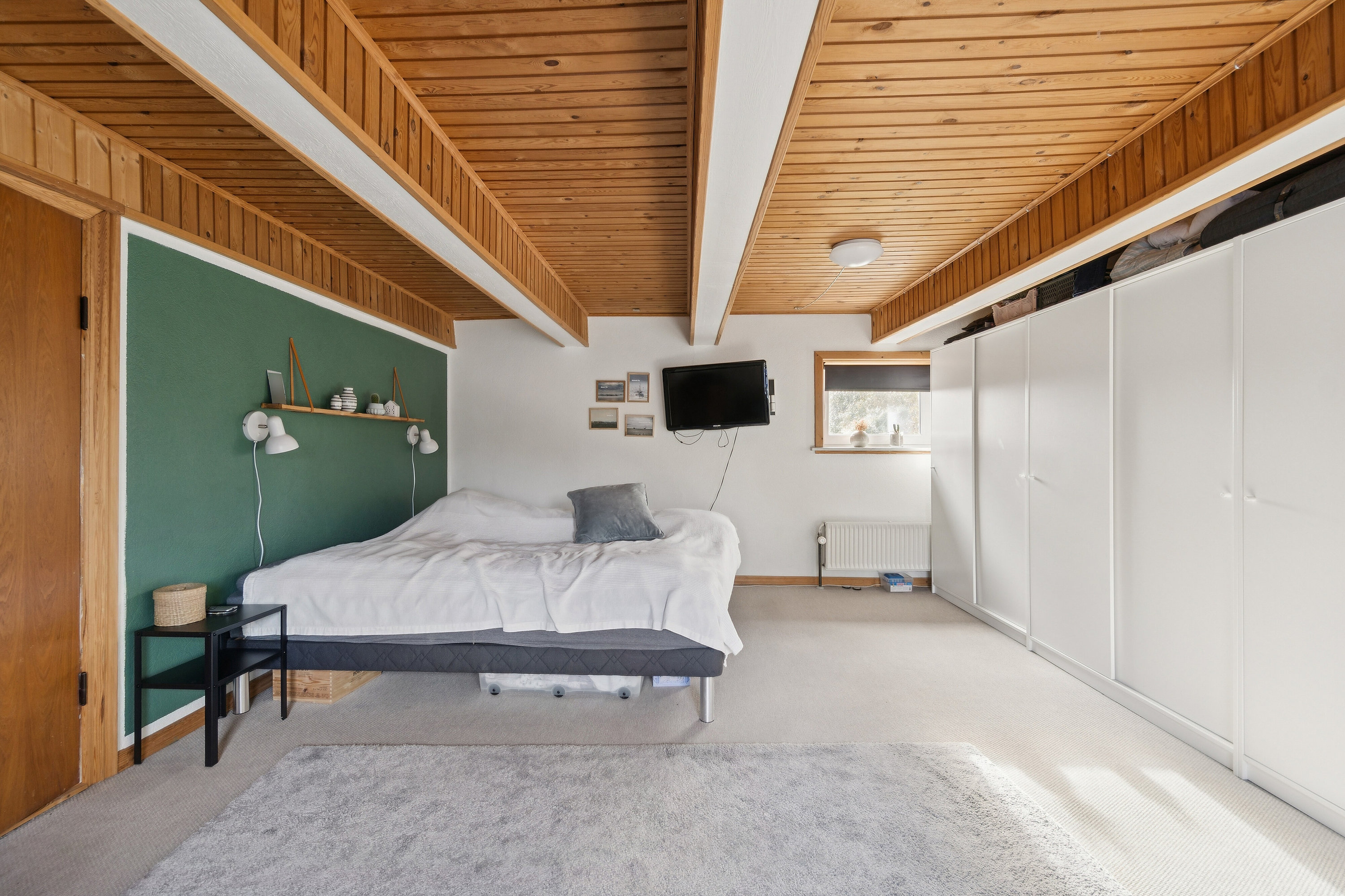 Fremhævet soveværelse billede i fuldskærmstilstand. Billede af Vestervigvej 202, 7752 Snedsted