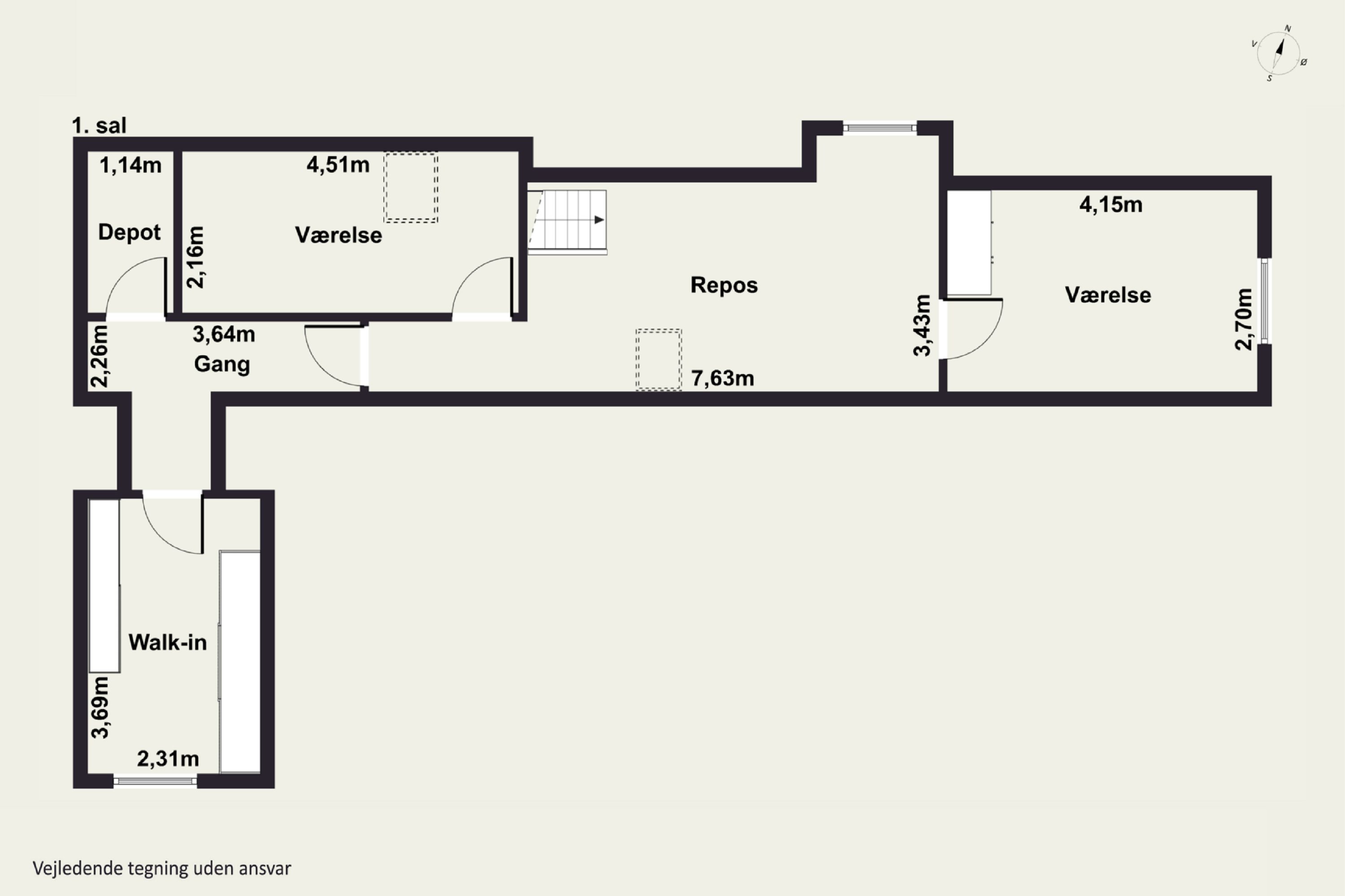 Plantegninger billede af Vestervigvej 202, 7752 Snedsted