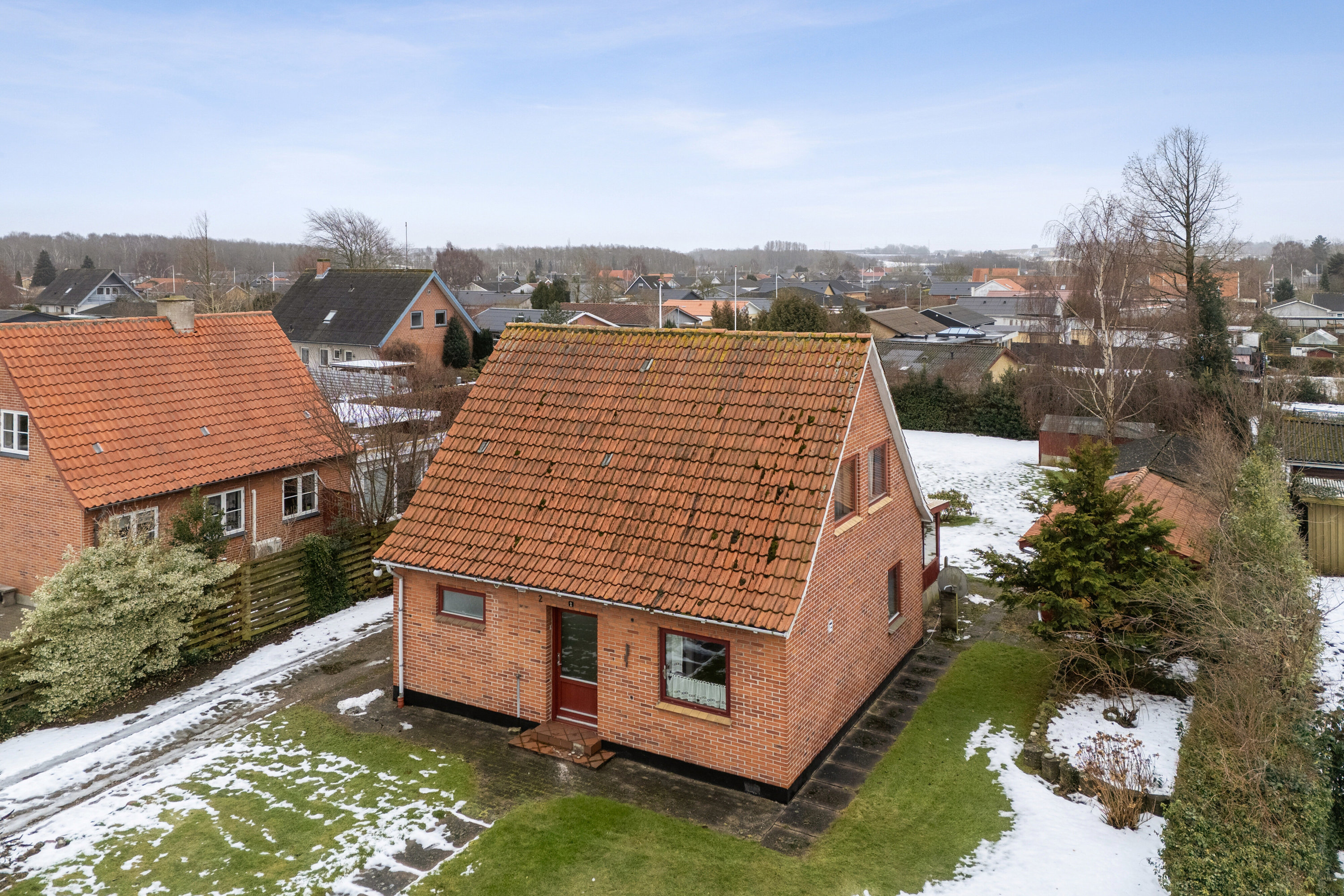 Fremhævet set fra vejen billede i fuldskærmstilstand. Billede af Smedevej 2, 4400 Kalundborg