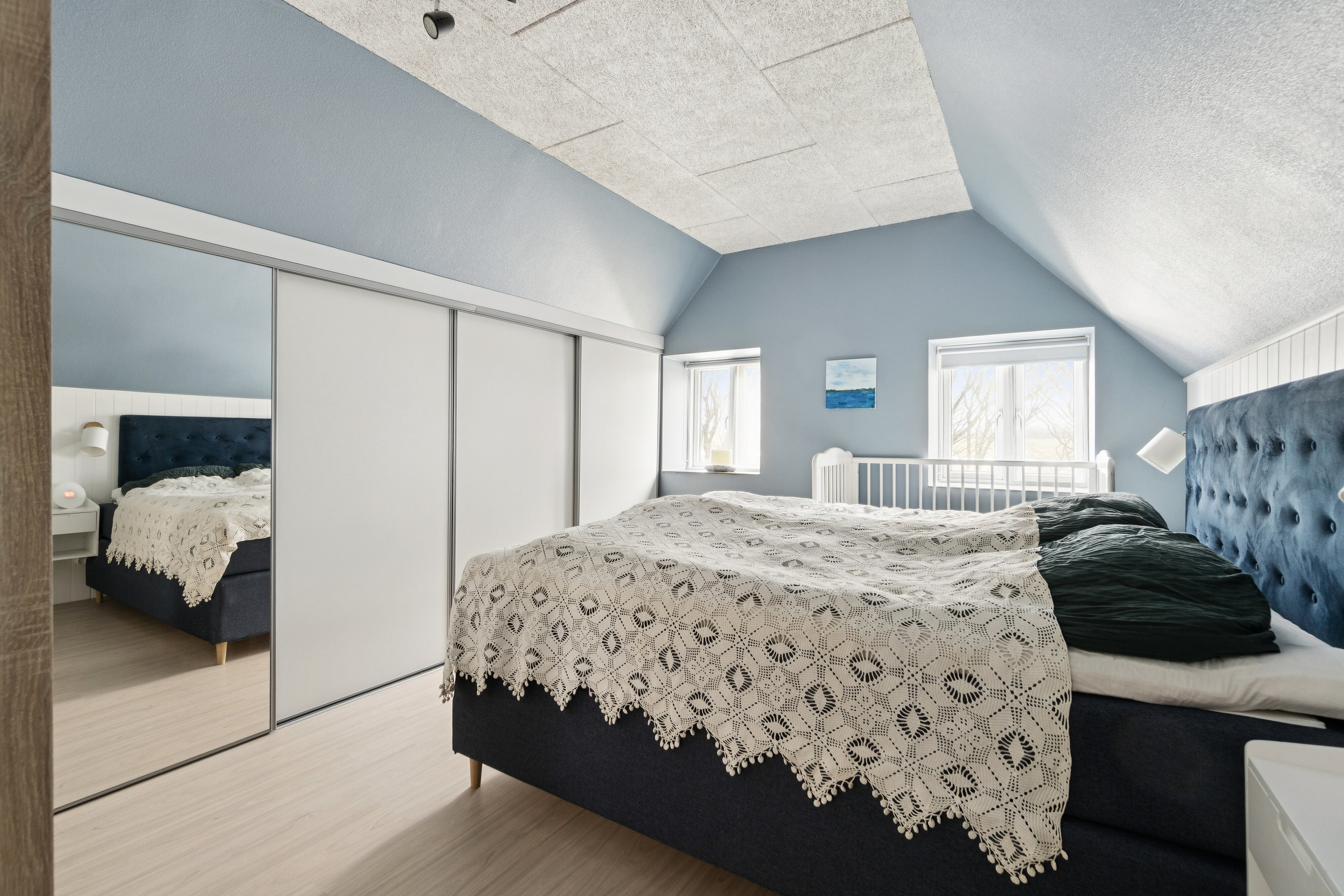 Fremhævet soveværelse billede i fuldskærmstilstand. Billede af Kjelstrupvej 1, Kjelstrup, 7700 Thisted