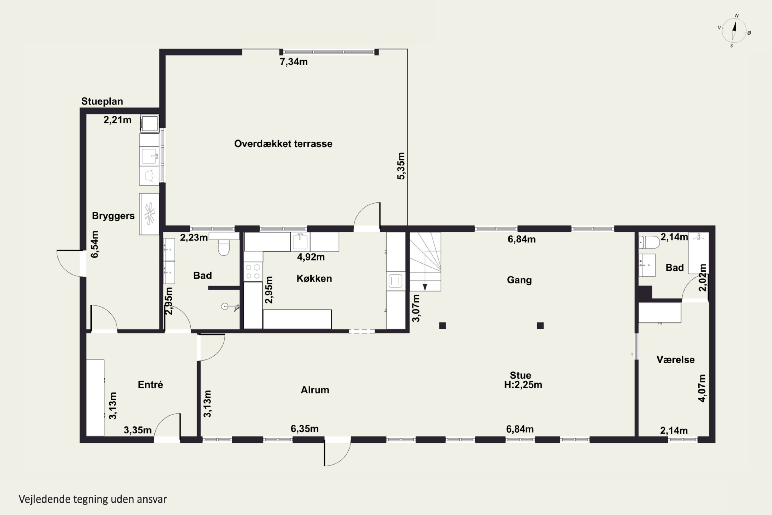 Plantegninger billede af Kjelstrupvej 1, Kjelstrup, 7700 Thisted
