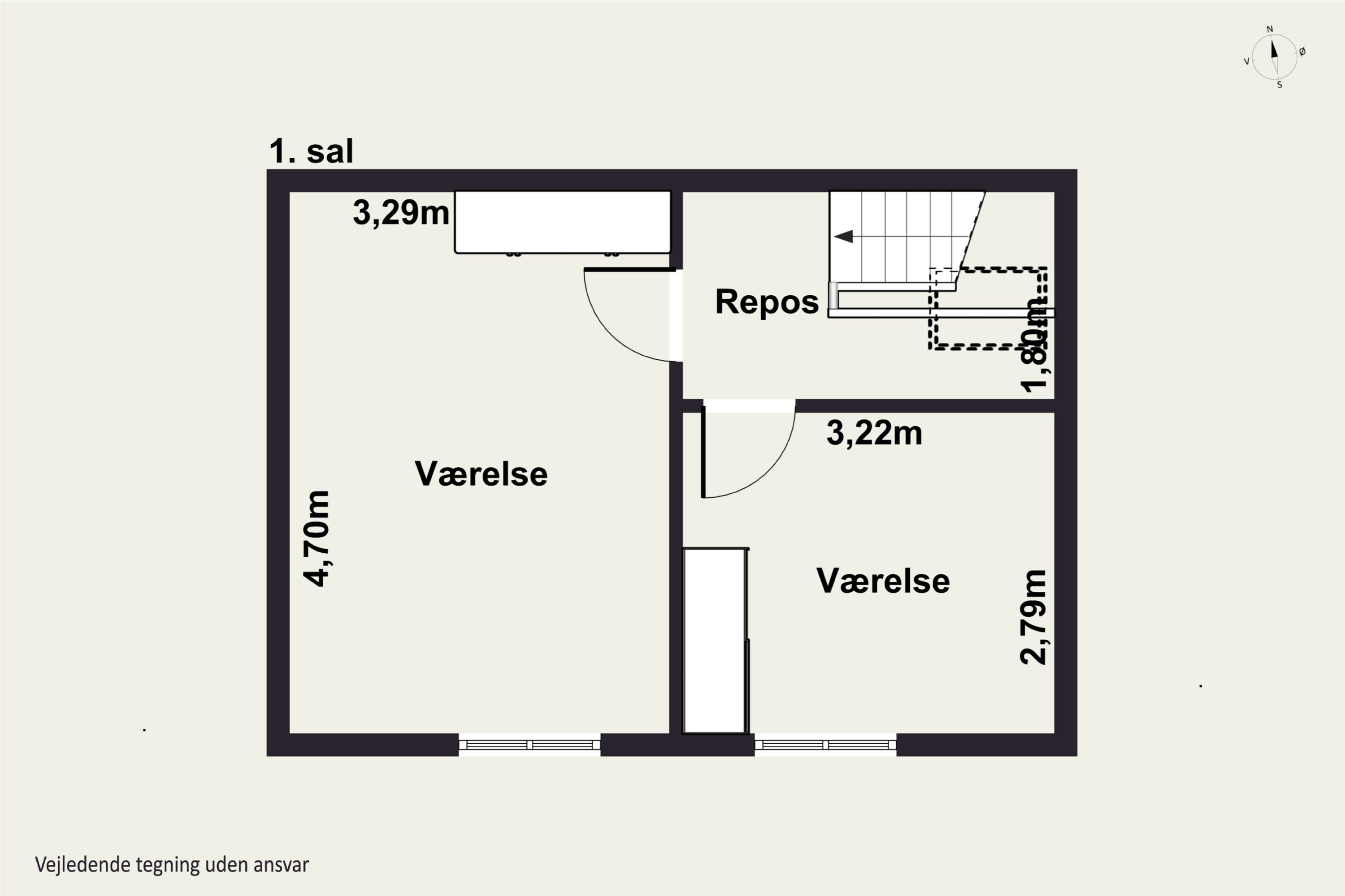 Plantegninger billede af Østergade 62D, Rønne, 3700 Rønne