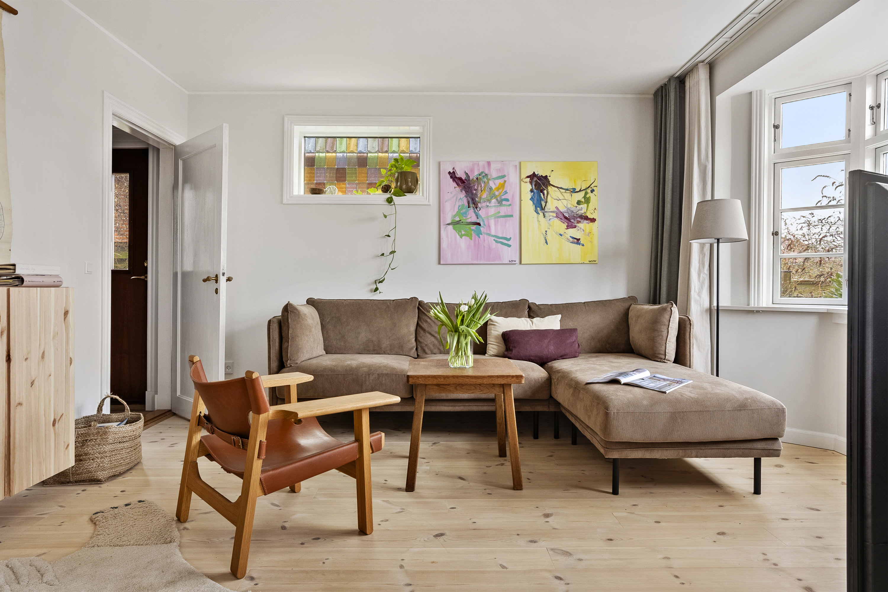 Fremhævet stue billede i fuldskærmstilstand. Billede af Drosselvej 33, 6100 Haderslev