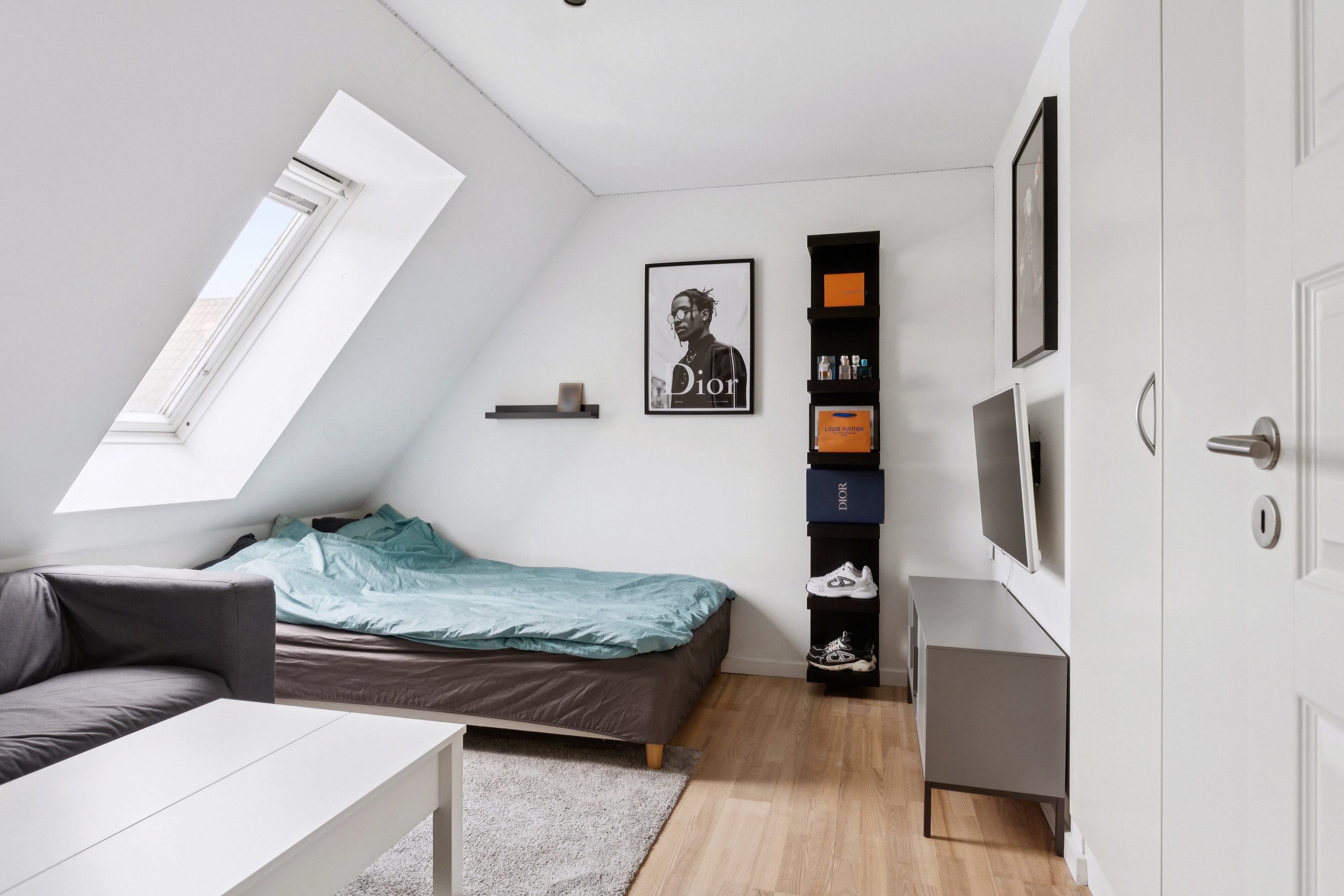 Fremhævet soveværelse billede i fuldskærmstilstand. Billede af Mejerihusene 1, 2600 Glostrup