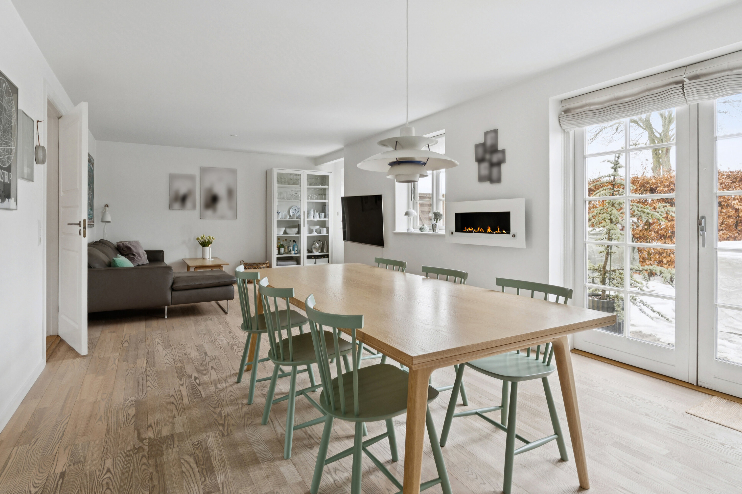 Fremhævet spisestue billede i fuldskærmstilstand. Billede af Mejerihusene 1, 2600 Glostrup