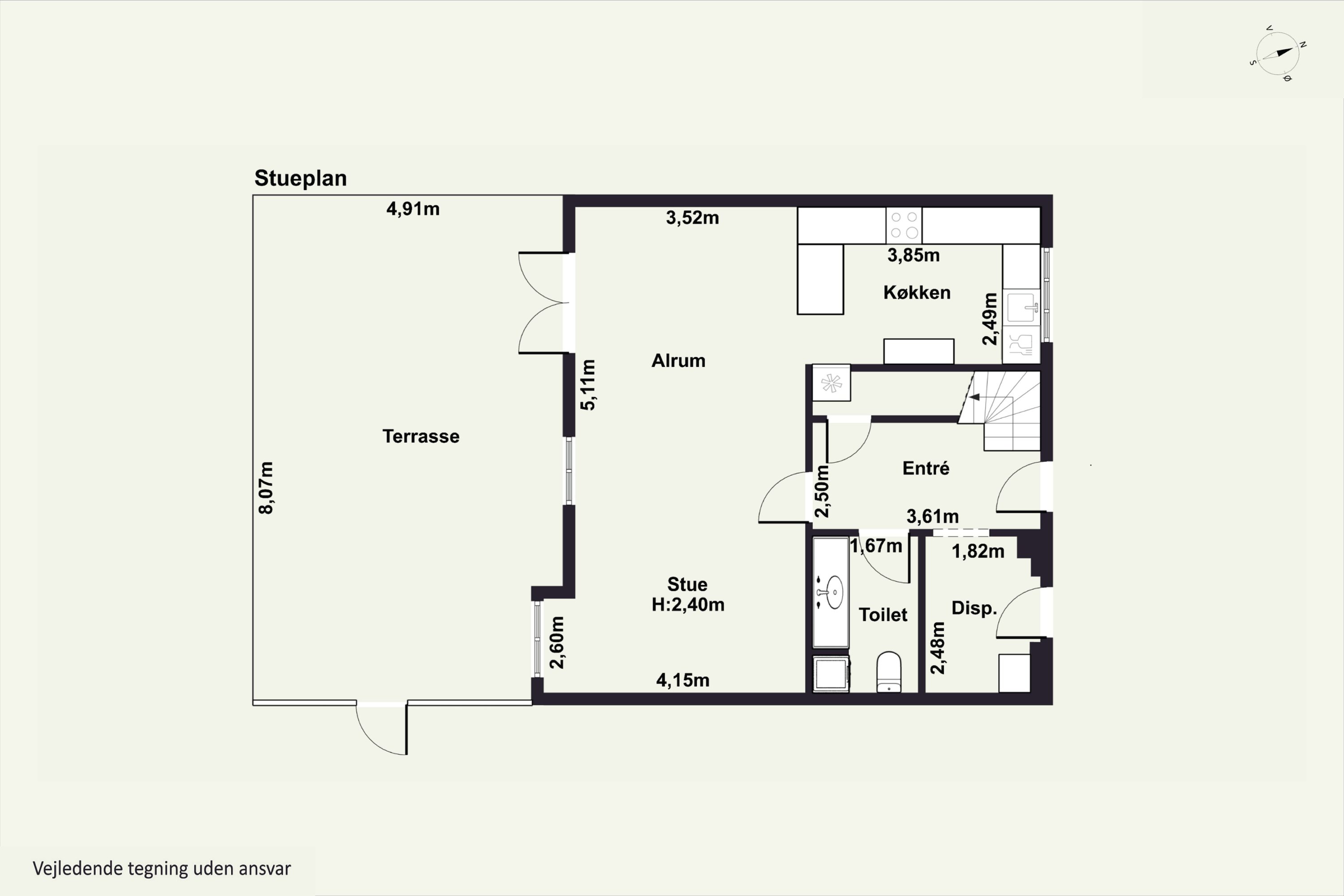Plantegninger billede af Mejerihusene 1, 2600 Glostrup