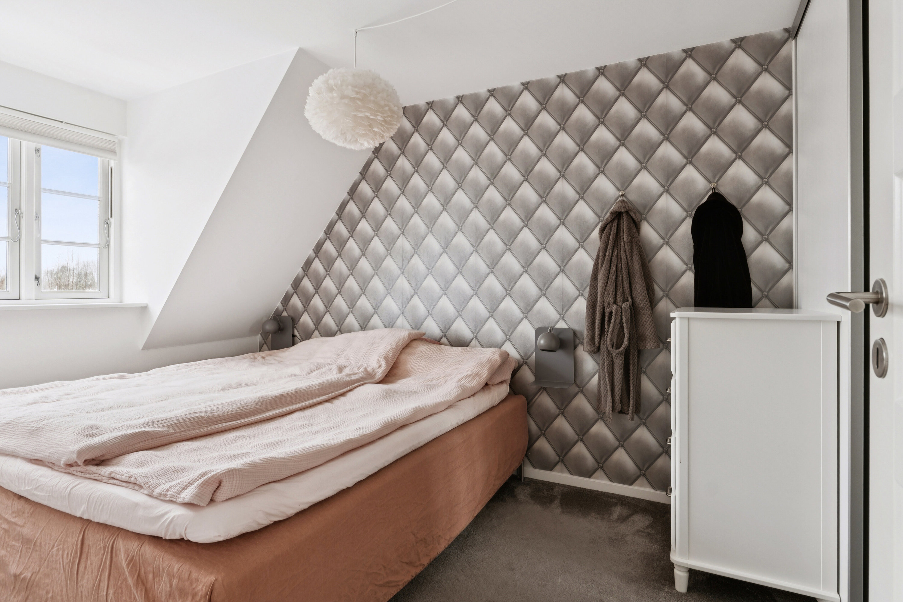 Fremhævet soveværelse billede i fuldskærmstilstand. Billede af Mejerihusene 1, 2600 Glostrup