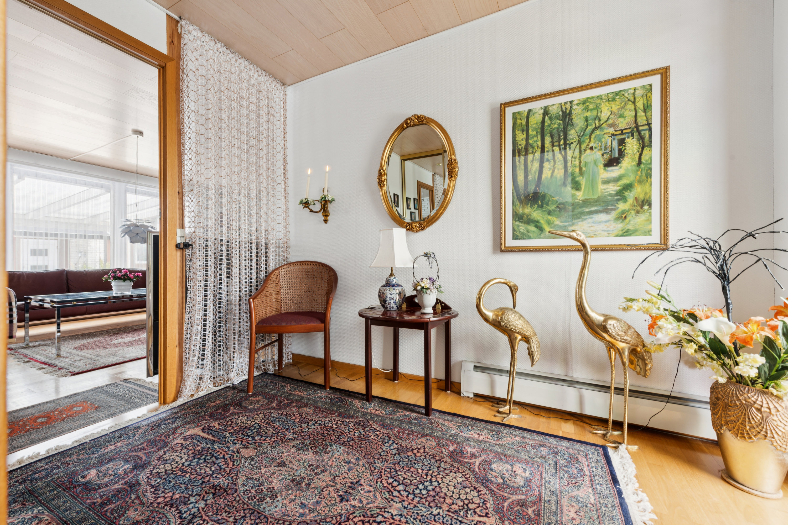 Fremhævet stue billede i fuldskærmstilstand. Billede af Porsager 21, 2620 Albertslund