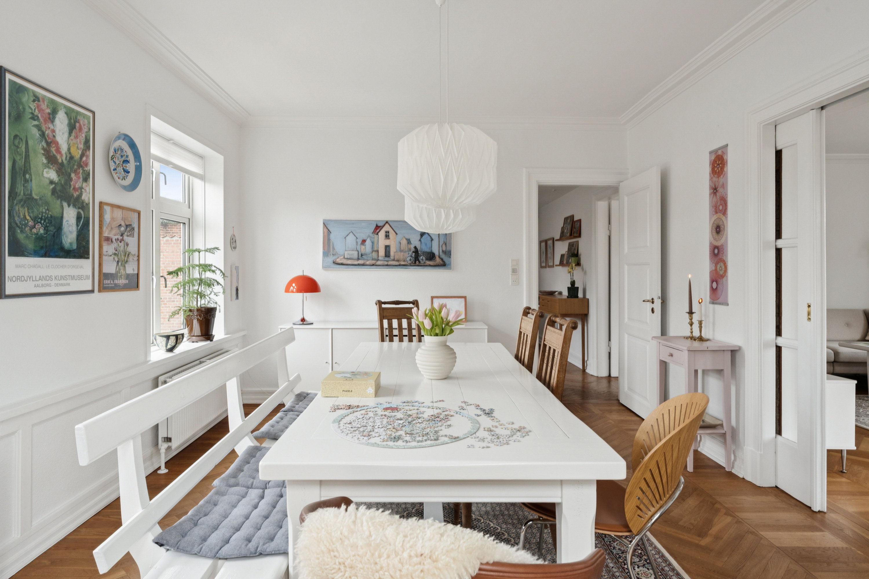 Fremhævet stue billede i fuldskærmstilstand. Billede af Solkrogen 3, st.., Hasseris, 9000 Aalborg