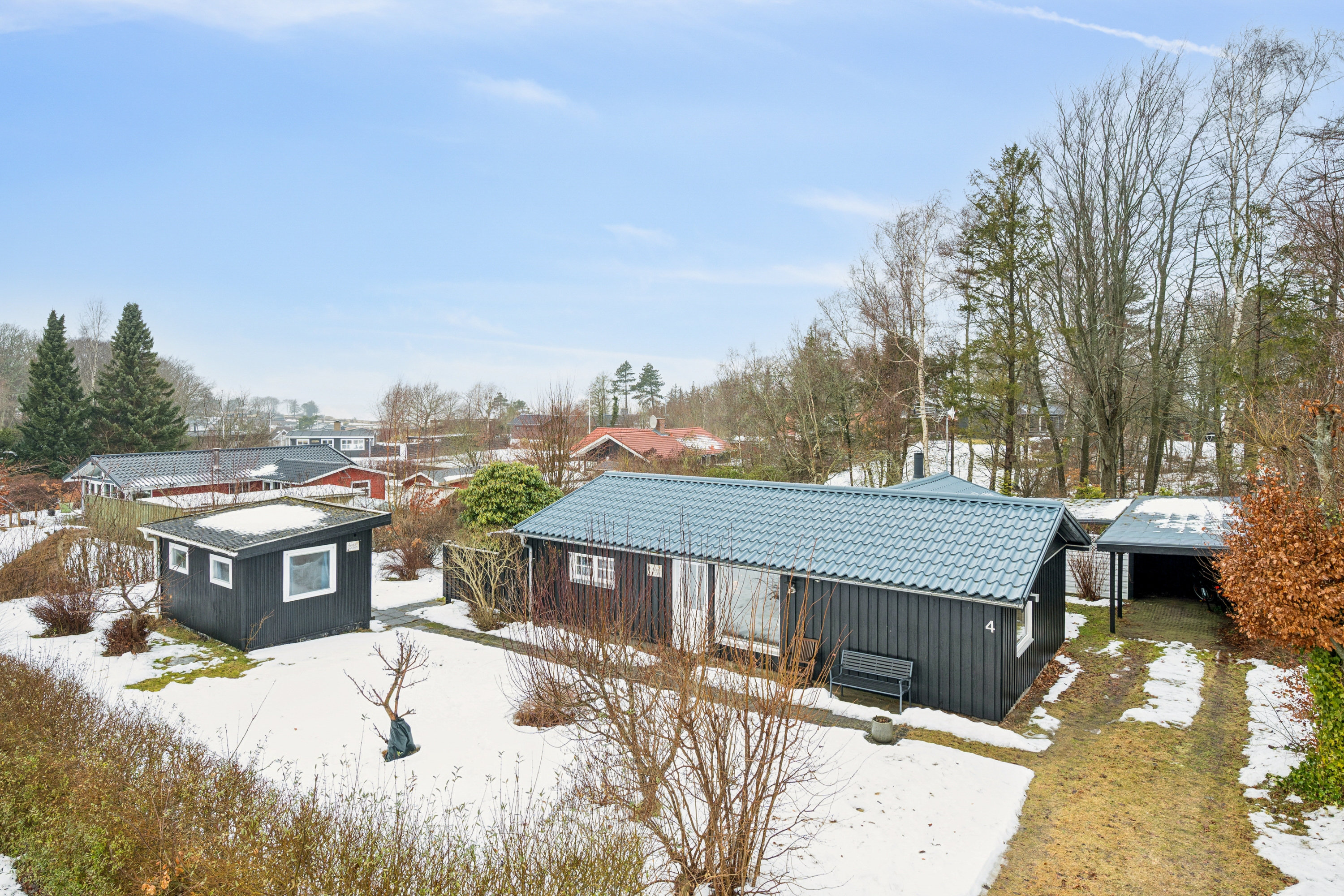 Fremhævet andet billede i fuldskærmstilstand. Billede af Rødkløvervej 4, Skovgårde, 8961 Allingåbro