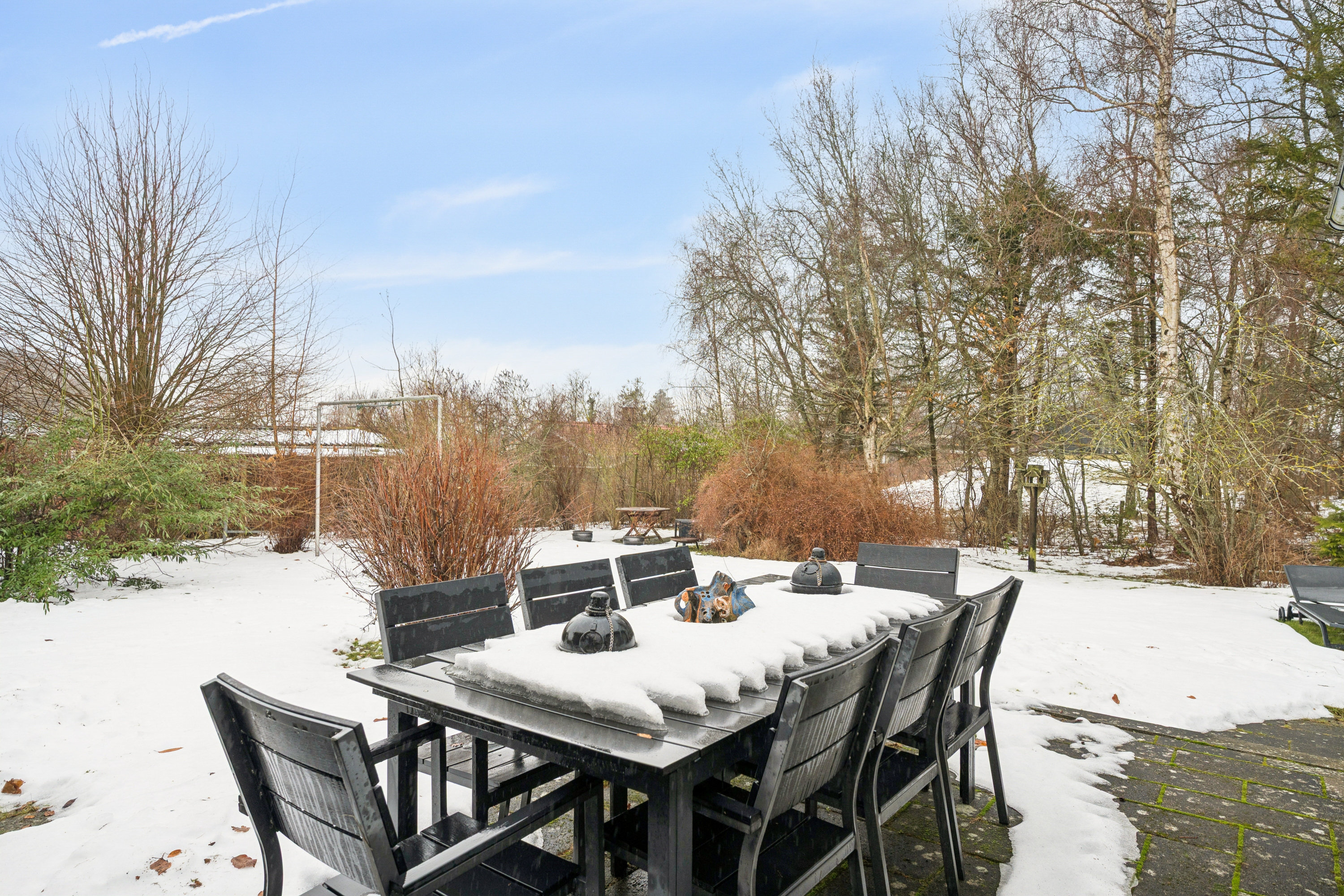 Fremhævet terrasse billede i fuldskærmstilstand. Billede af Rødkløvervej 4, Skovgårde, 8961 Allingåbro