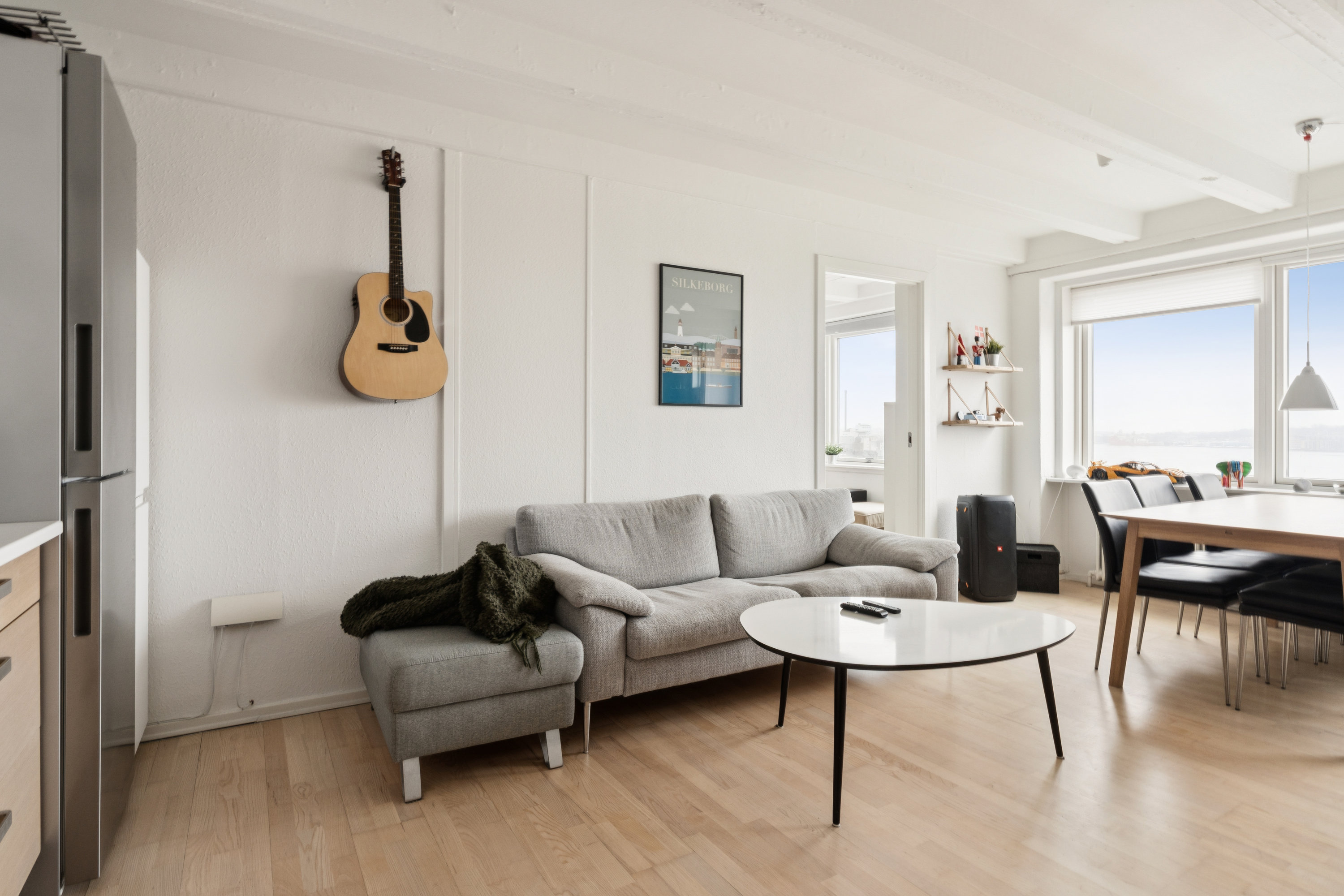 Fremhævet stue billede i fuldskærmstilstand. Billede af Vesterbro 127, 11. 1107., 9000 Aalborg