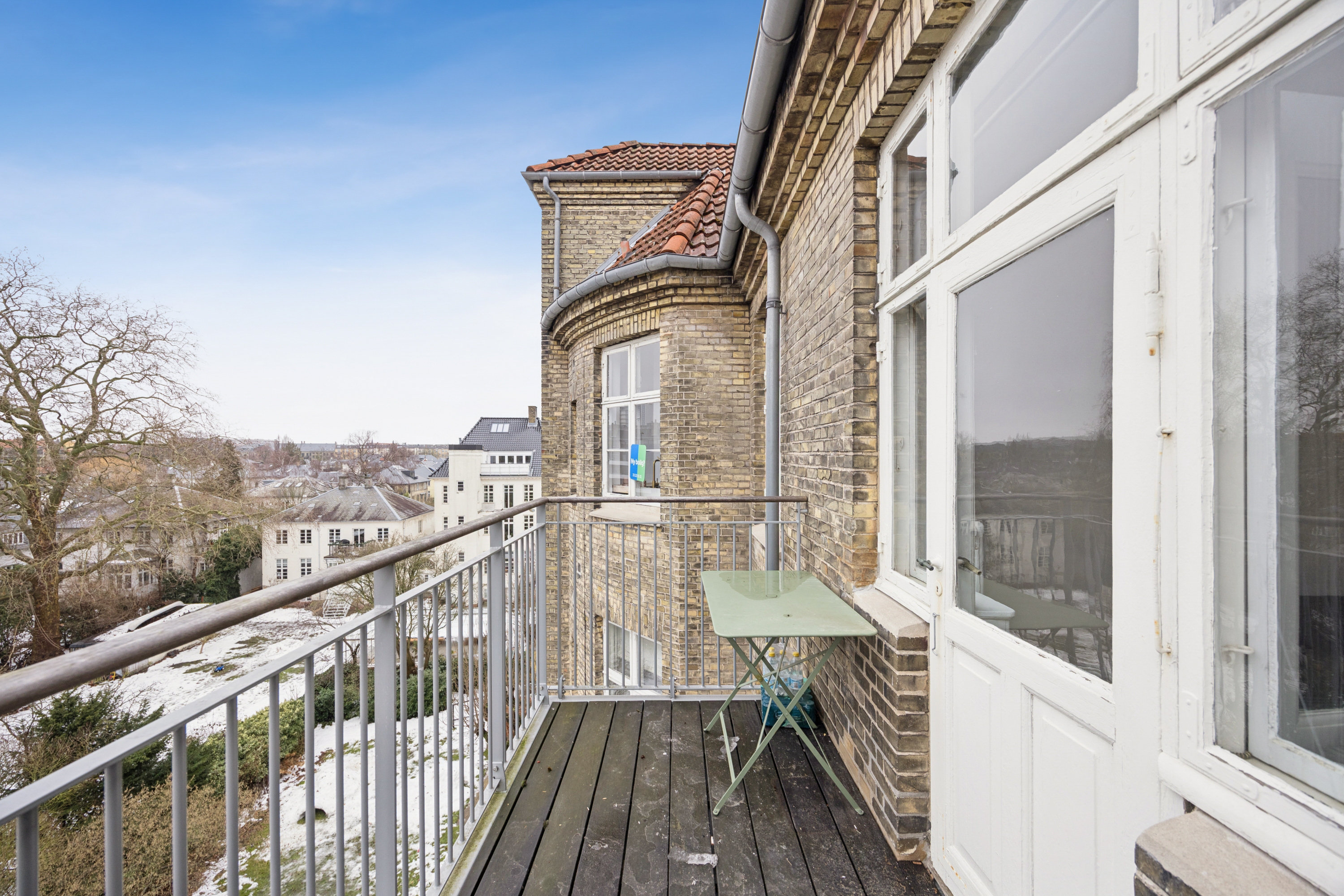 Fremhævet altan billede i fuldskærmstilstand. Billede af Henrik Steffens Vej 5, 4. tv., 1866 Frederiksberg C