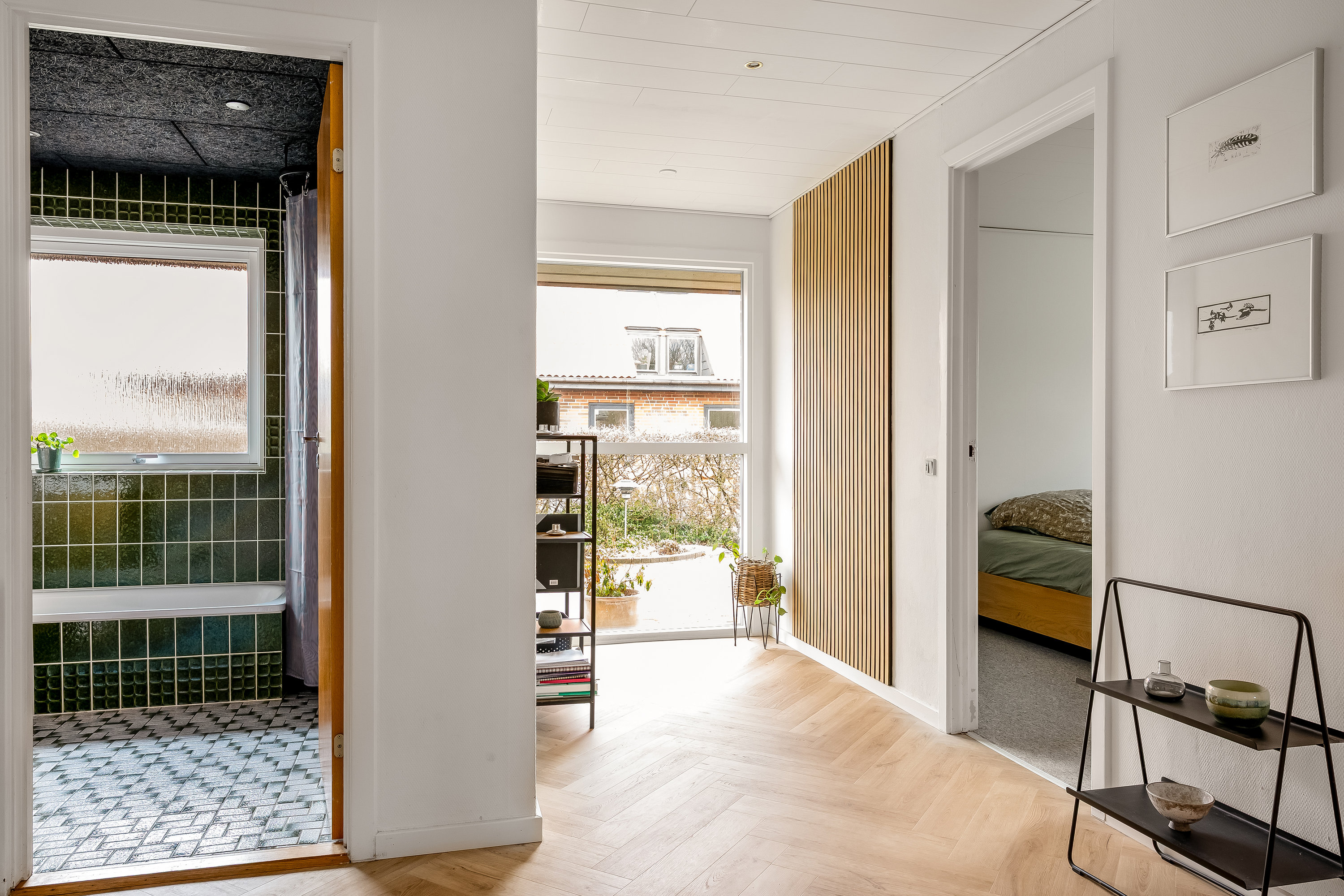 Fremhævet hall billede i fuldskærmstilstand. Billede af Birkedalen 13, Lomborg, 7620 Lemvig