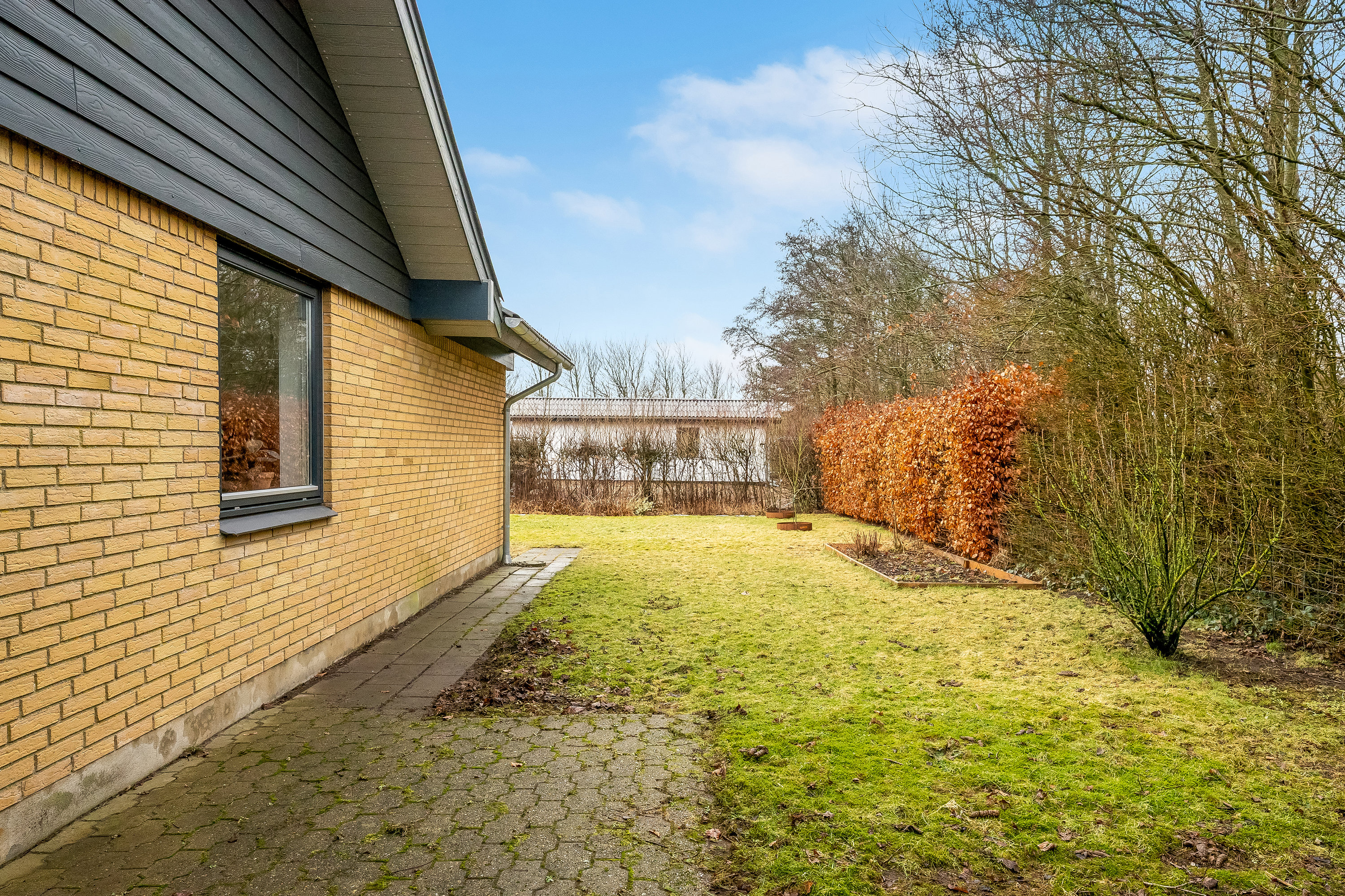 Fremhævet have billede i fuldskærmstilstand. Billede af Birkedalen 13, Lomborg, 7620 Lemvig