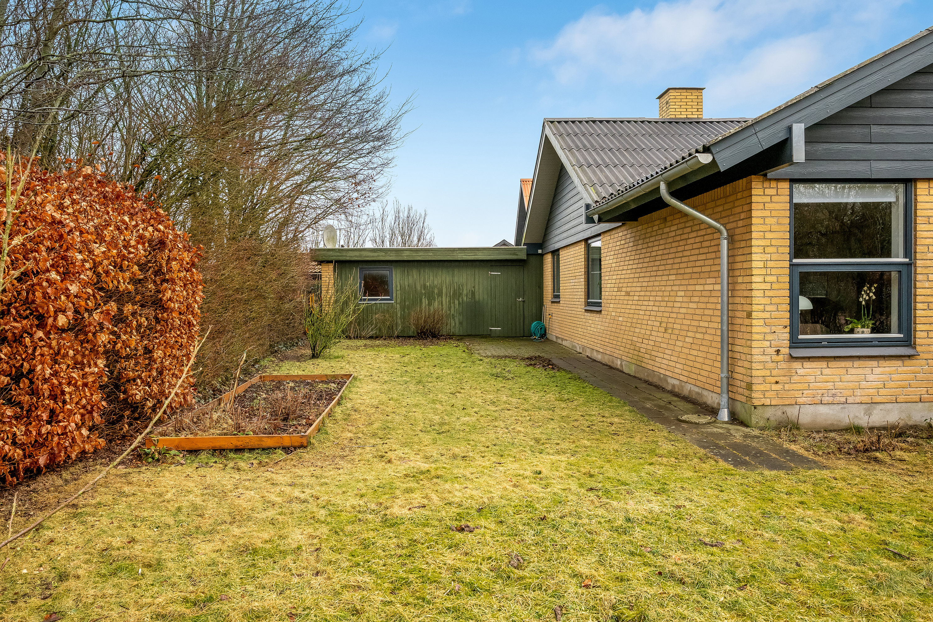 Fremhævet have billede i fuldskærmstilstand. Billede af Birkedalen 13, Lomborg, 7620 Lemvig