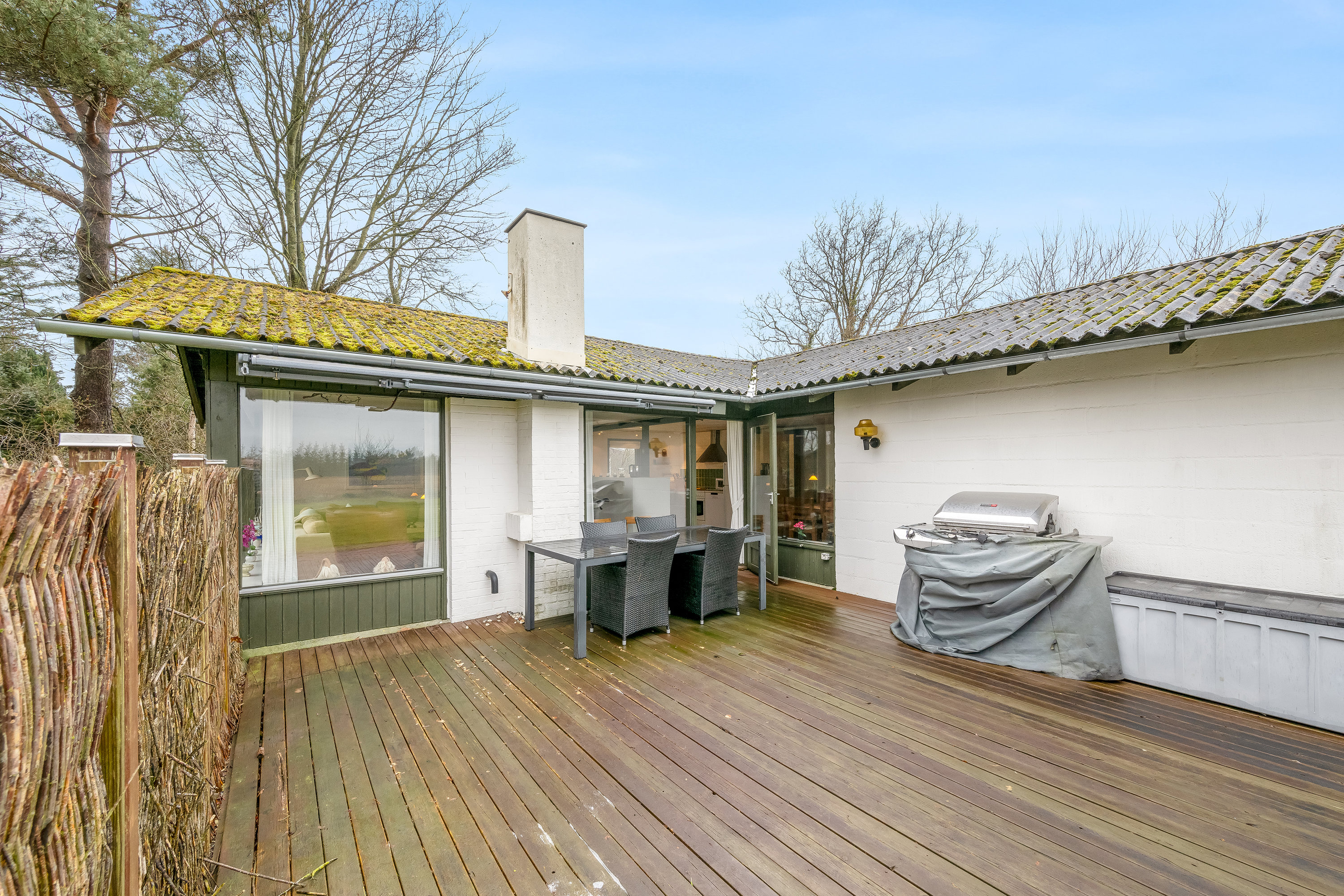 Fremhævet terrasse billede i fuldskærmstilstand. Billede af Oddervej 15, Vostrup, 6880 Tarm