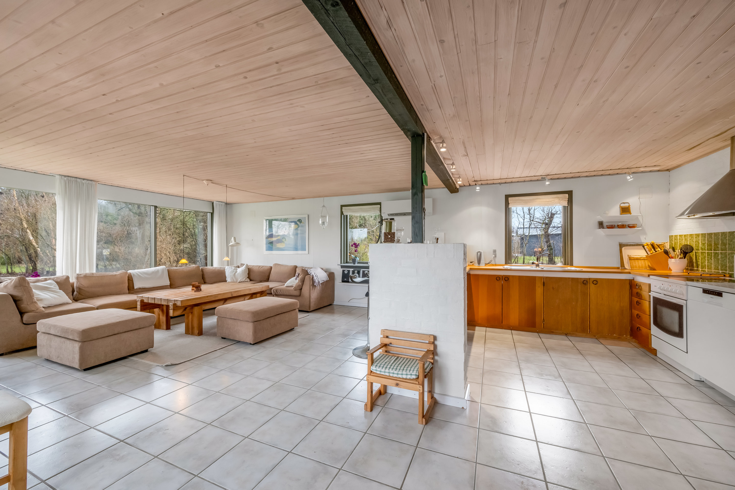 Fremhævet stue billede i fuldskærmstilstand. Billede af Oddervej 15, Vostrup, 6880 Tarm