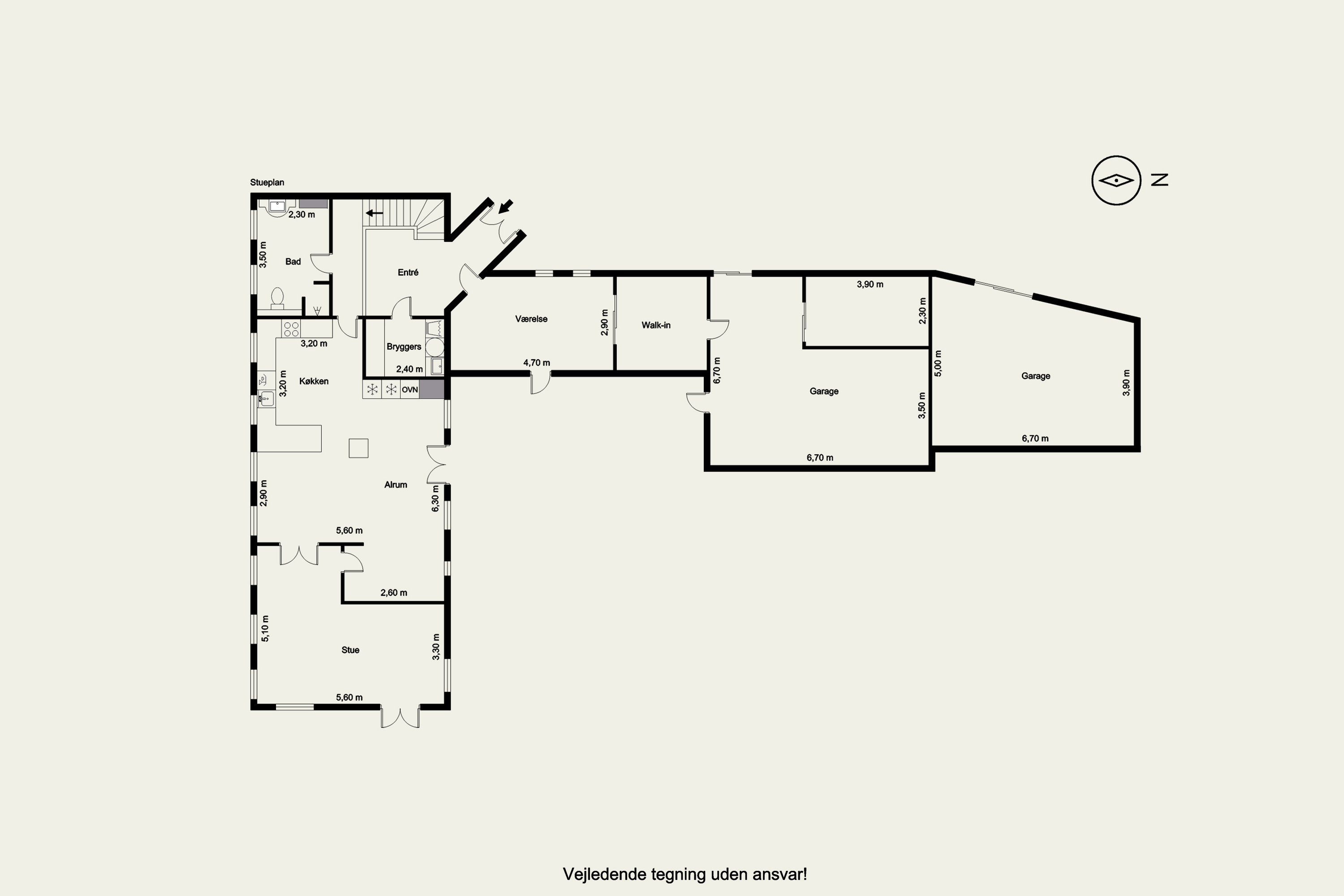 Plantegninger billede af Nørre Skærbækvej 8, 6780 Skærbæk