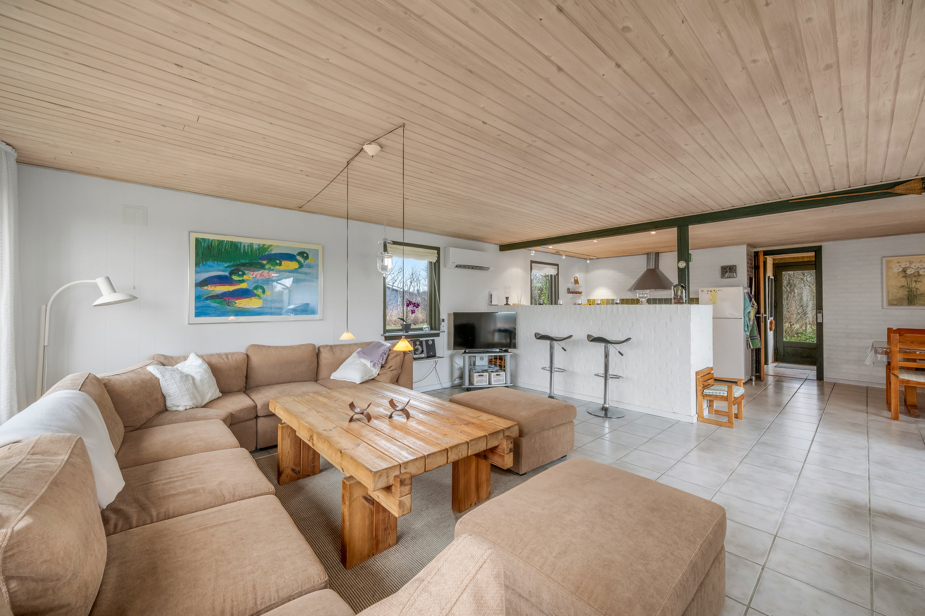 Fremhævet stue billede i fuldskærmstilstand. Billede af Oddervej 15, Vostrup, 6880 Tarm