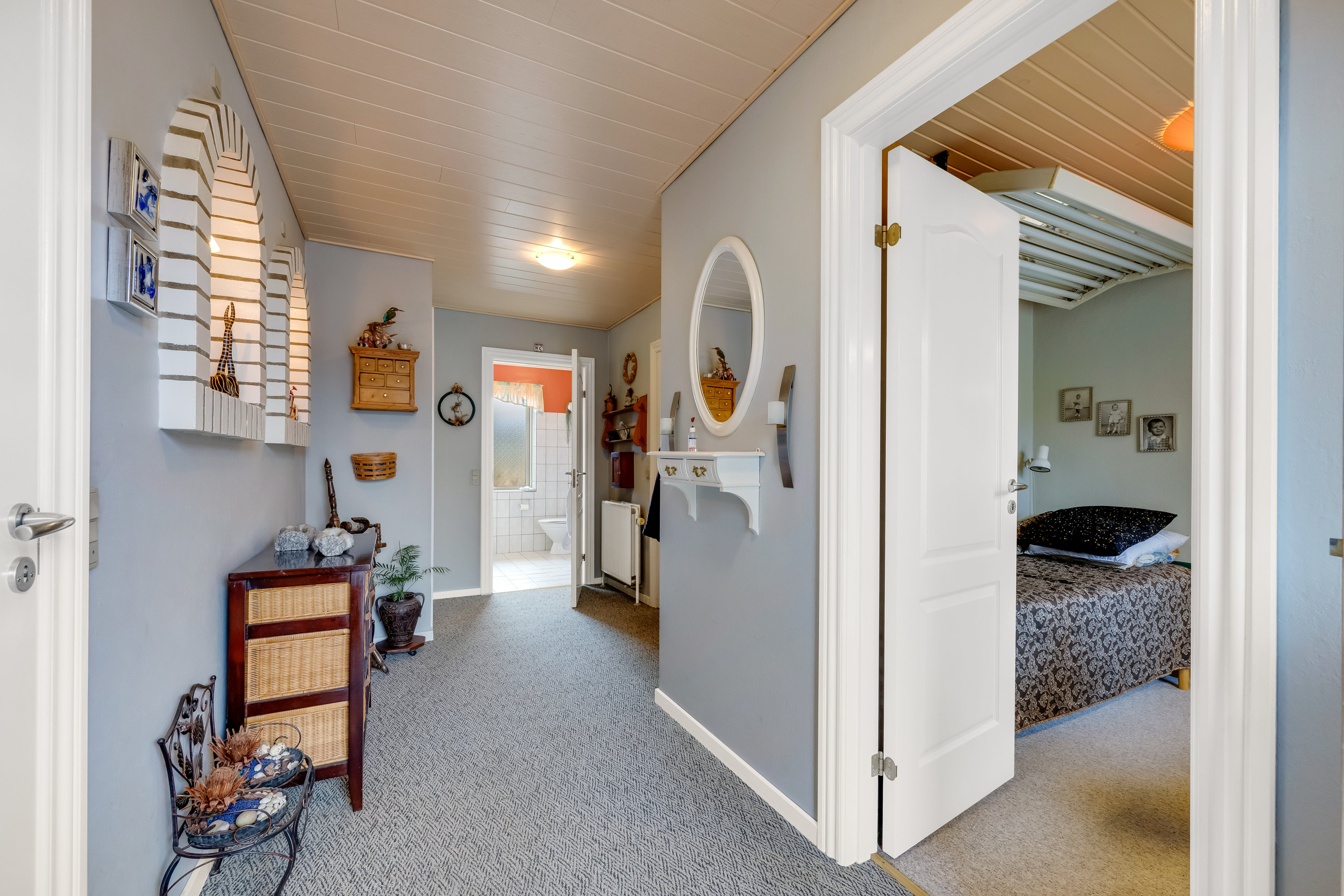 Fremhævet gang billede i fuldskærmstilstand. Billede af Skolevænget 14, Borris, 6900 Skjern