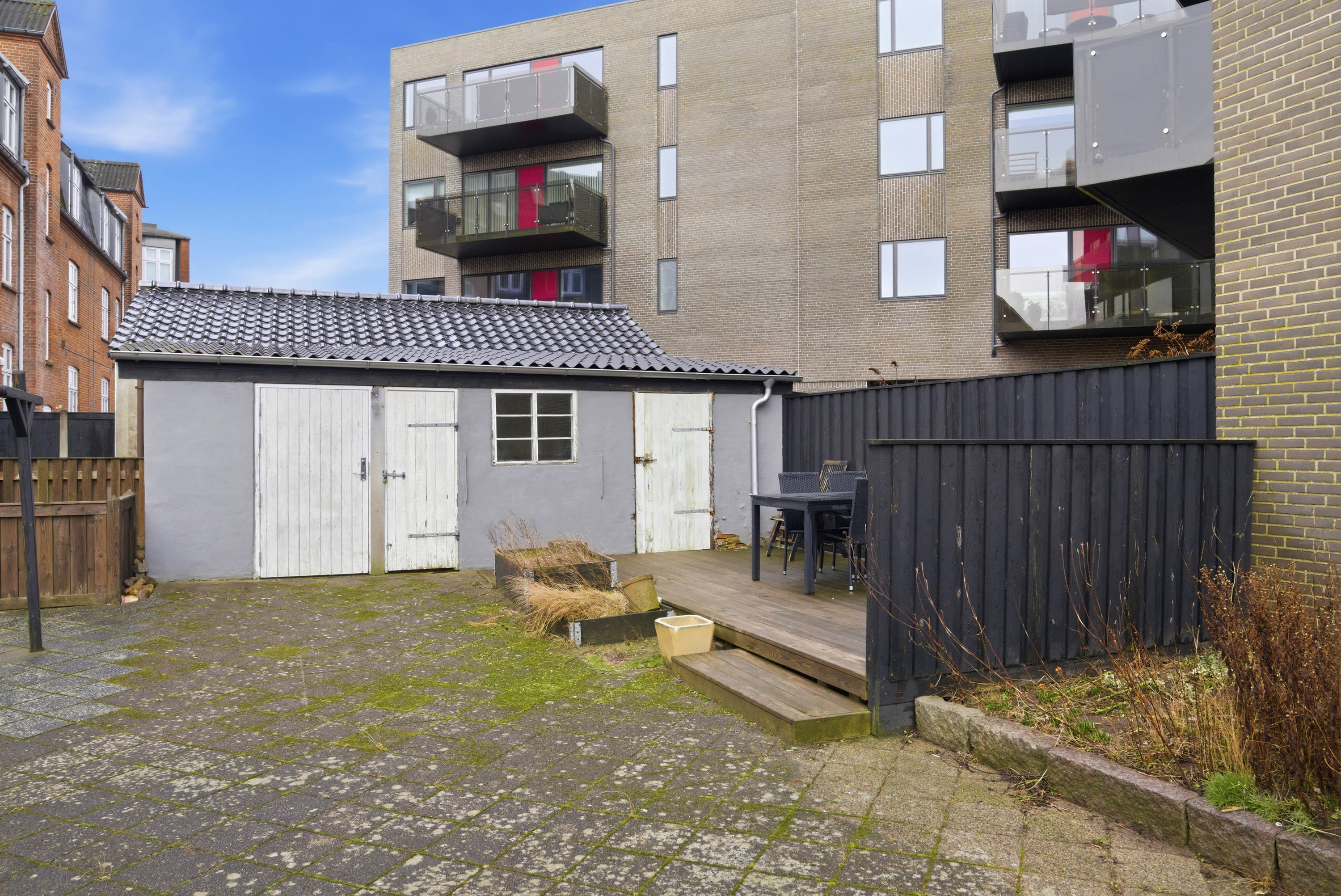 Fremhævet udenomsarealer billede i fuldskærmstilstand. Billede af Sct Jørgens Gade 14, st.., 7500 Holstebro