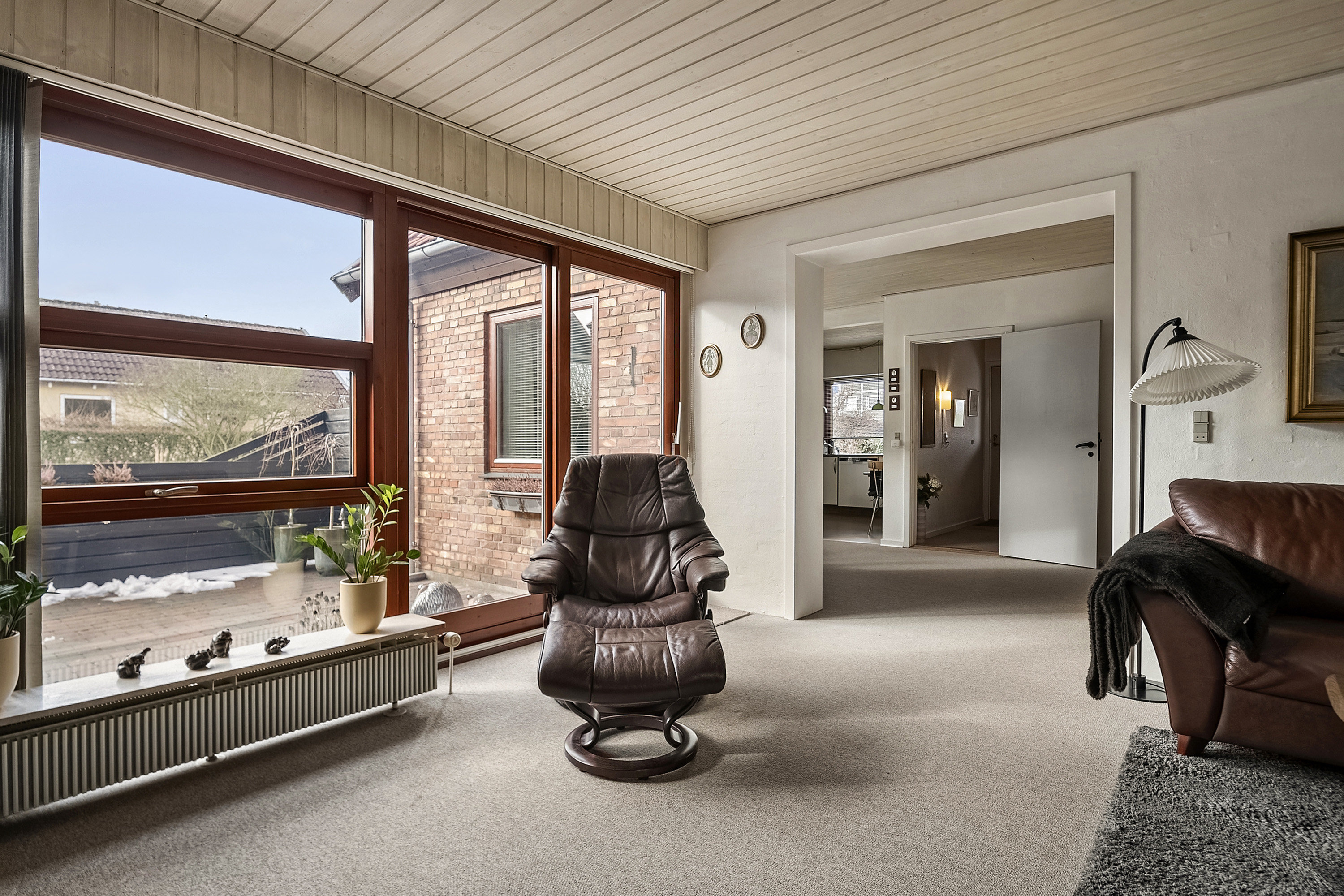 Fremhævet stue billede i fuldskærmstilstand. Billede af Vejlby Ringvej 8, Risvangen, 8200 Aarhus N