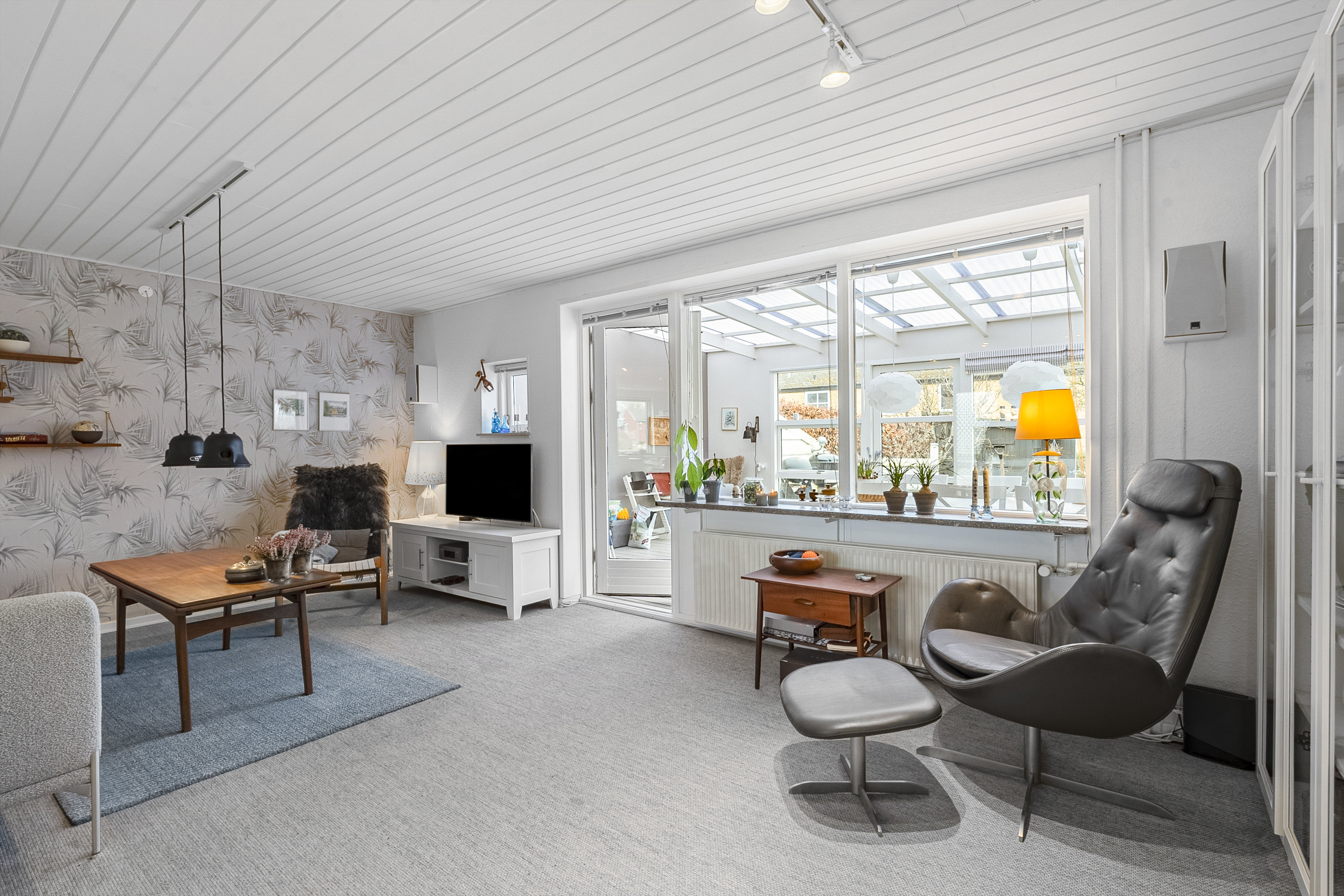 Fremhævet stue billede i fuldskærmstilstand. Billede af Nyhøjen 702, 5330 Munkebo