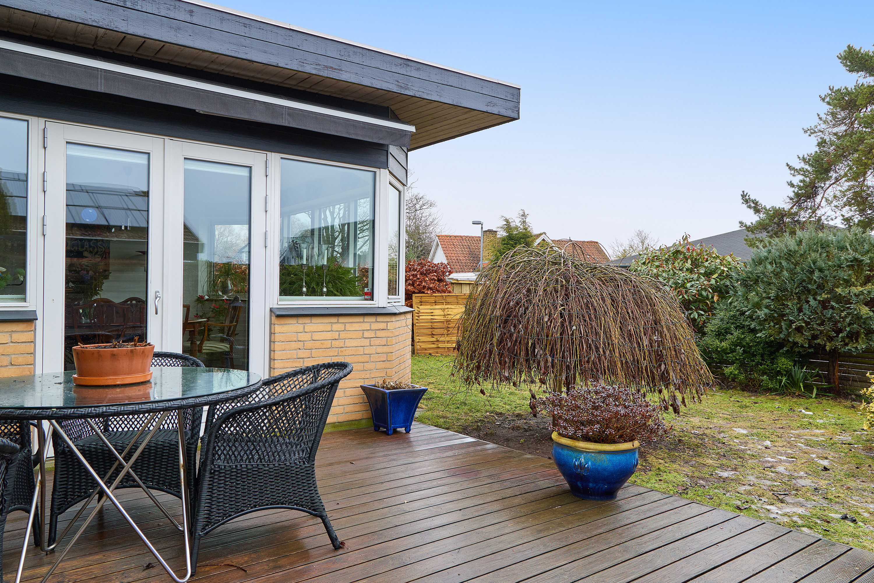 Fremhævet terrasse billede i fuldskærmstilstand. Billede af Klintevej 1A, 3600 Frederikssund