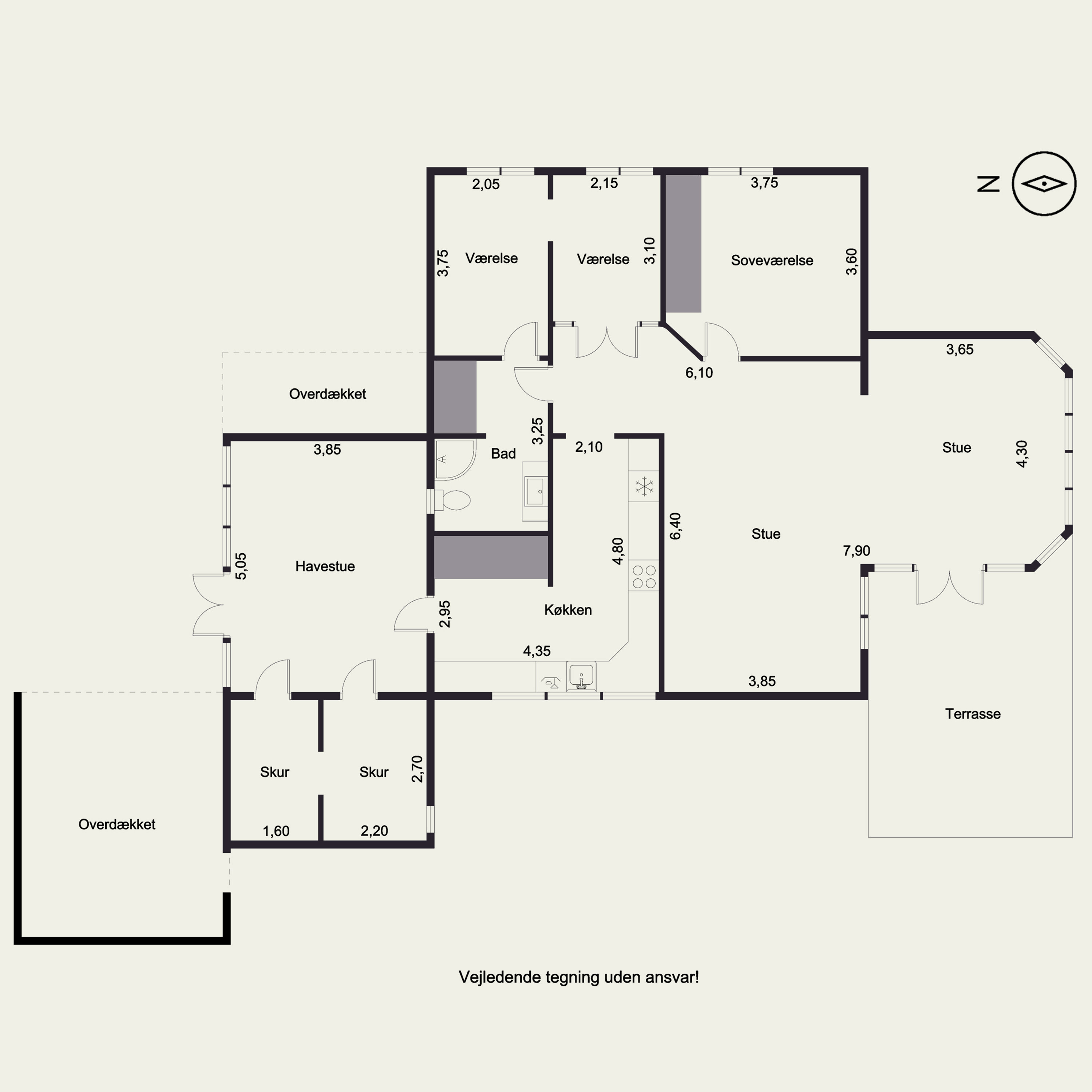 Plantegninger billede af Klintevej 1A, 3600 Frederikssund