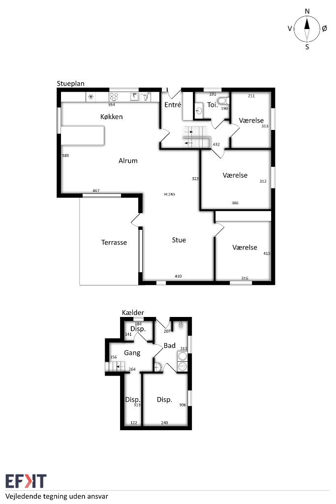 Plantegninger billede af Mikkelsgade 26, 8850 Bjerringbro
