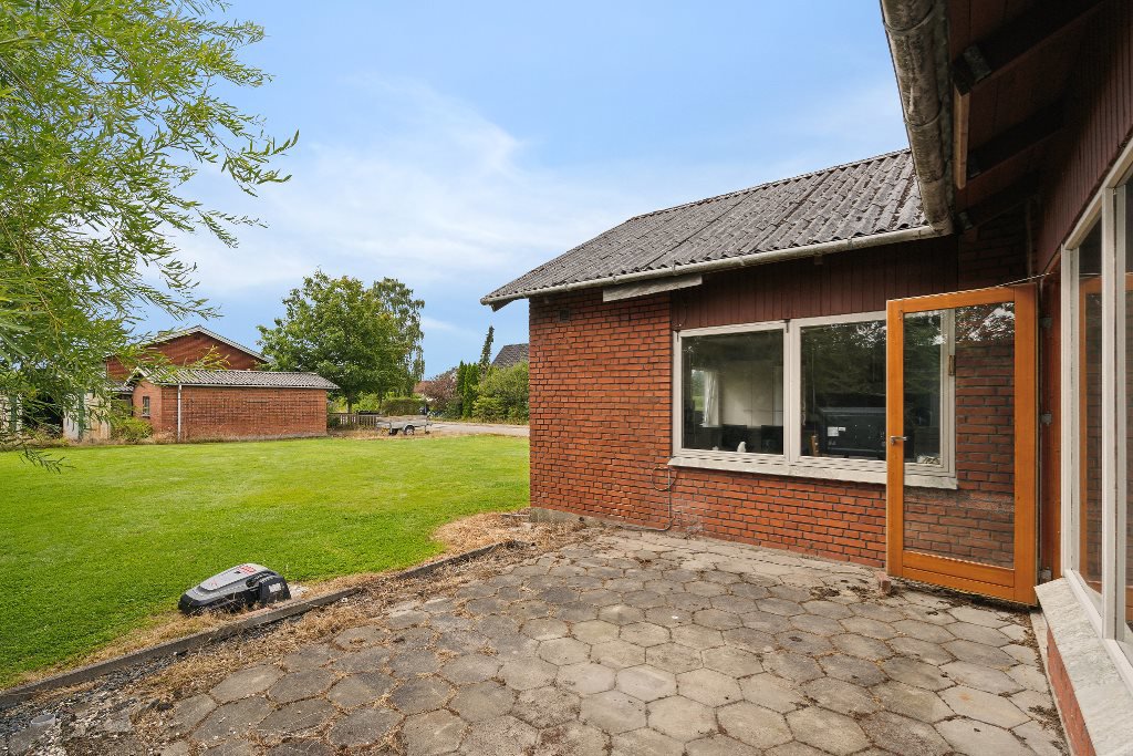 Fremhævet terrasse billede i fuldskærmstilstand. Billede af Mikkelsgade 26, 8850 Bjerringbro