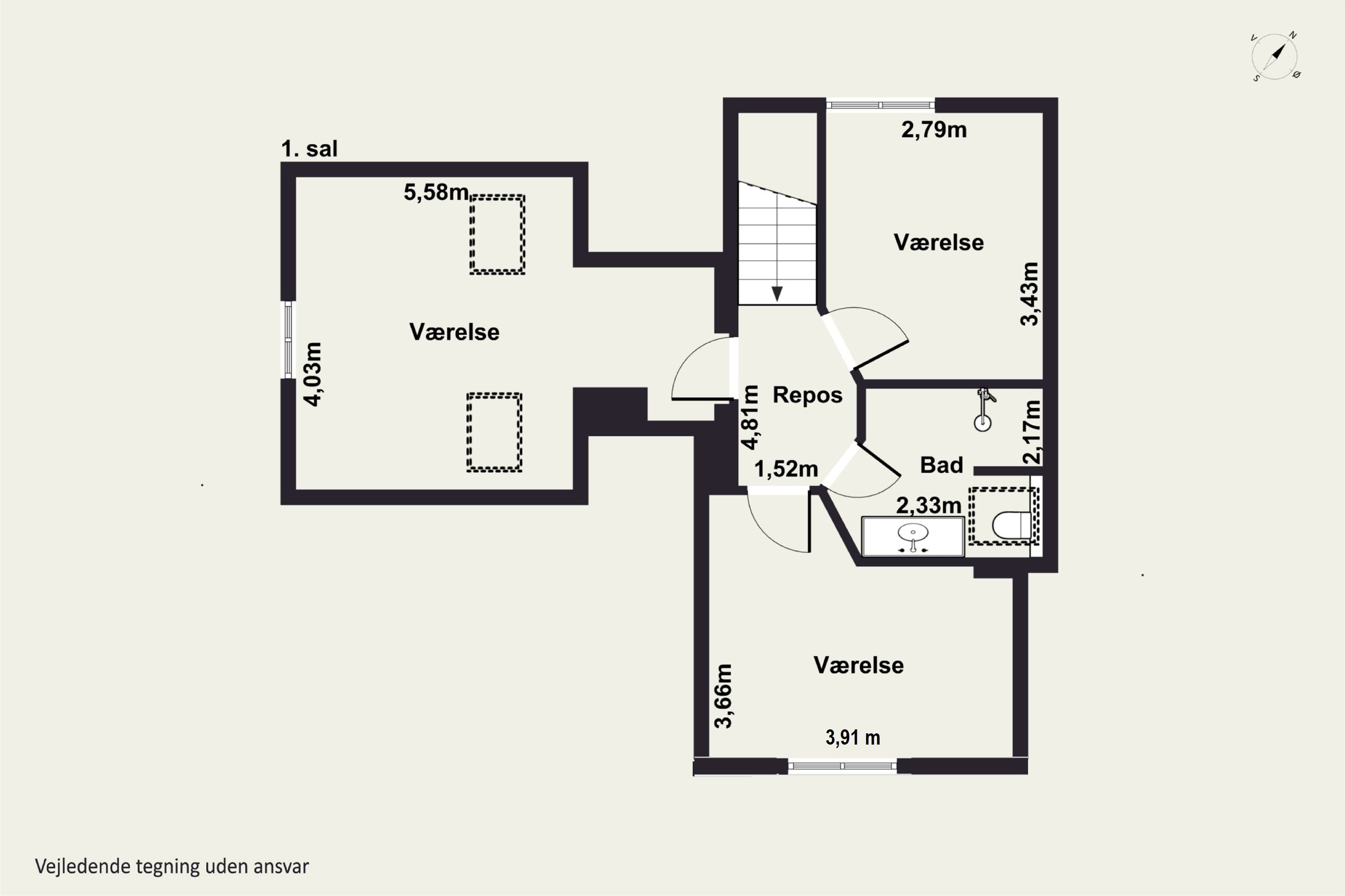 Plantegninger billede af Søkildevej 24, 5700 Svendborg
