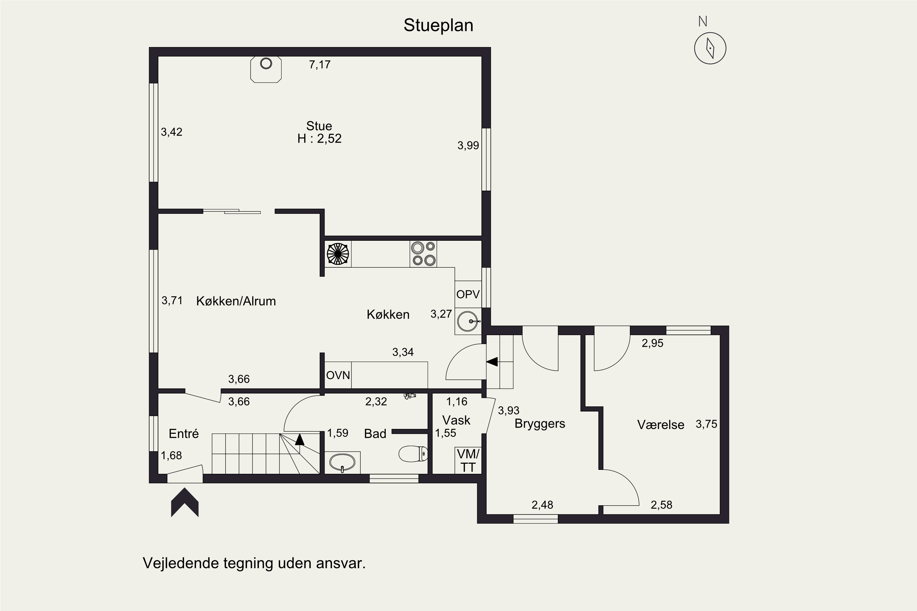 Plantegninger billede af Reberbanen 4, 6990 Ulfborg