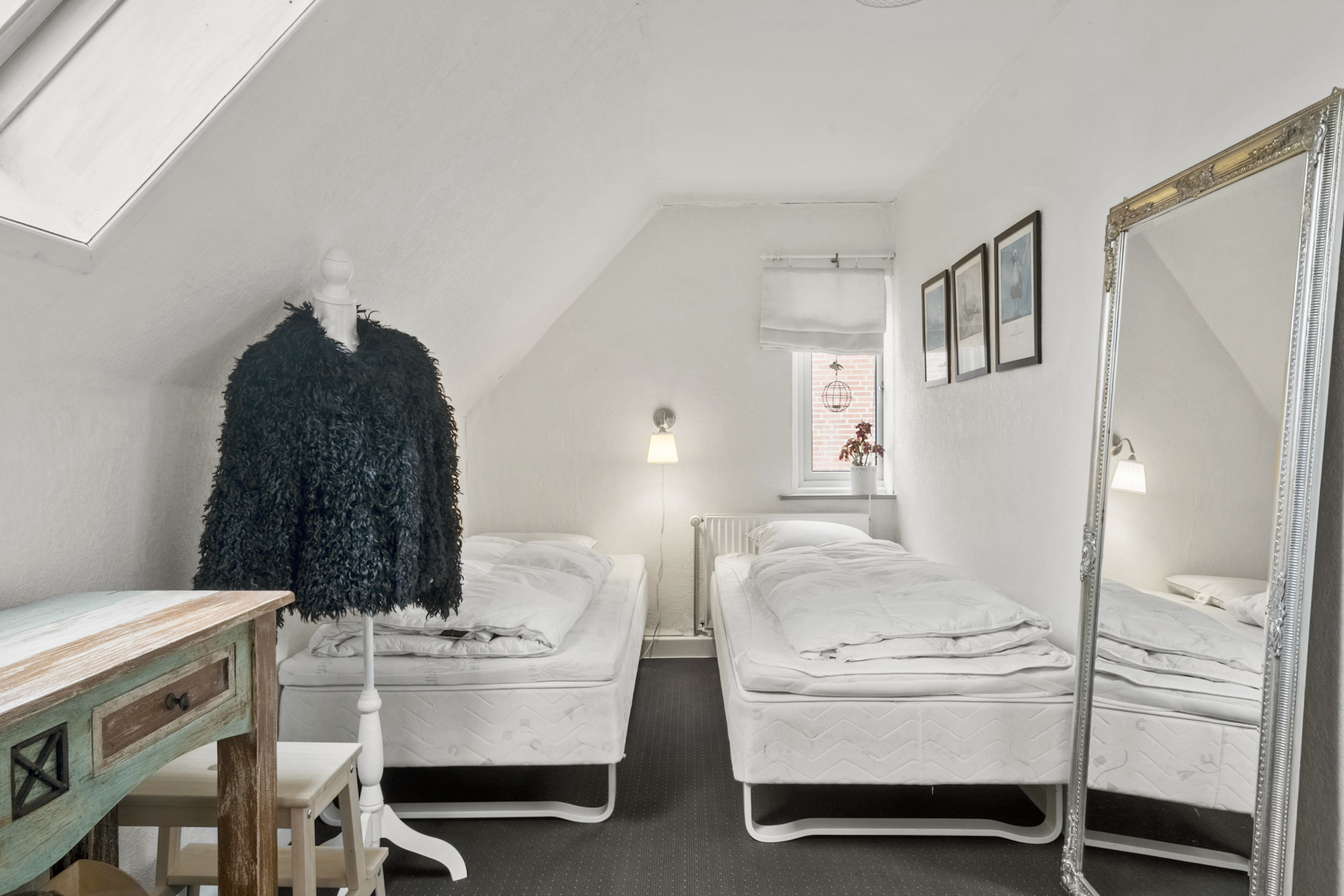 Fremhævet soveværelse billede i fuldskærmstilstand. Billede af Reberbanen 4, 6990 Ulfborg