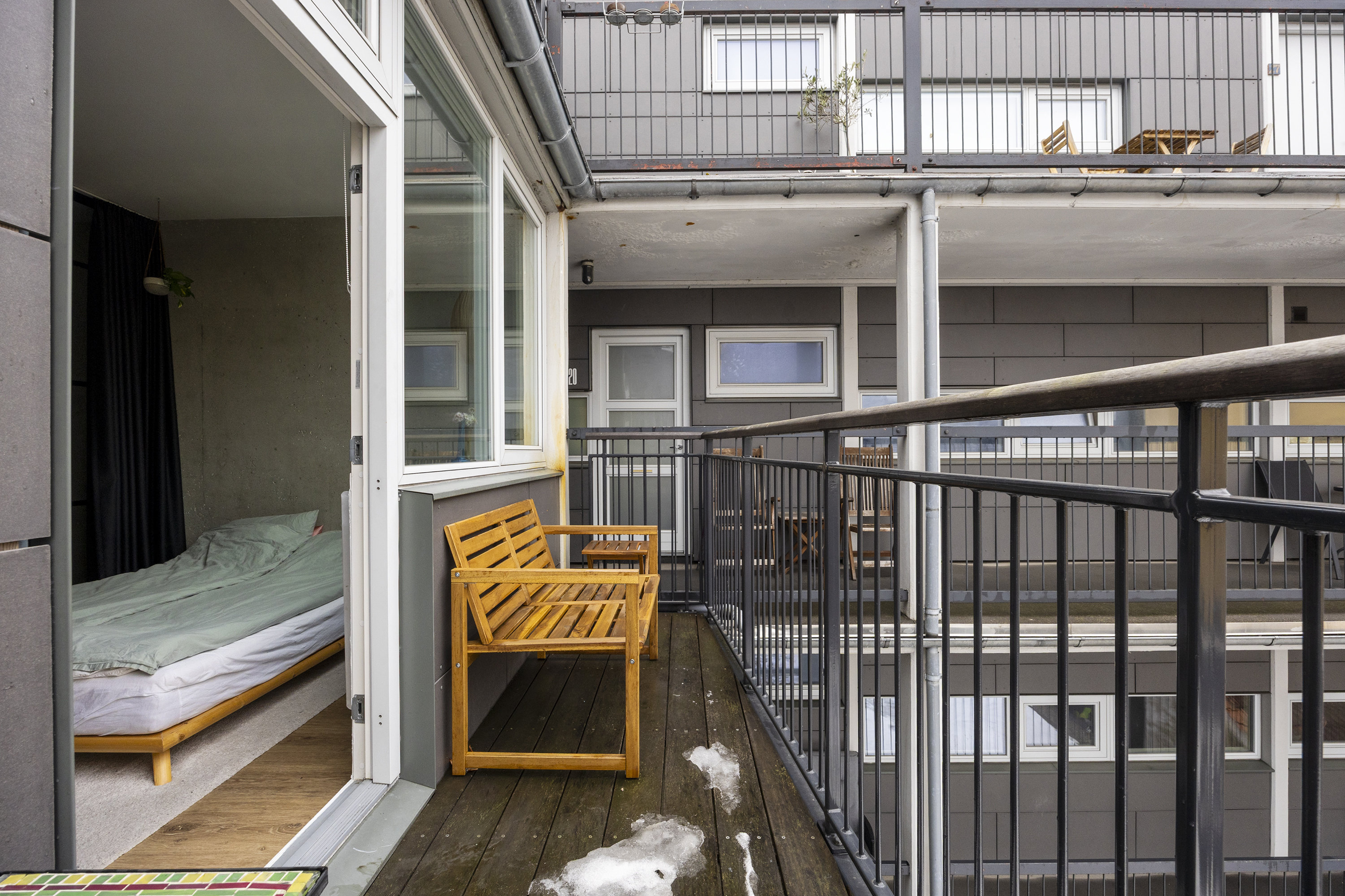 Fremhævet altan billede i fuldskærmstilstand. Billede af Blågårdsgade 26, 3. 22., 2200 København N