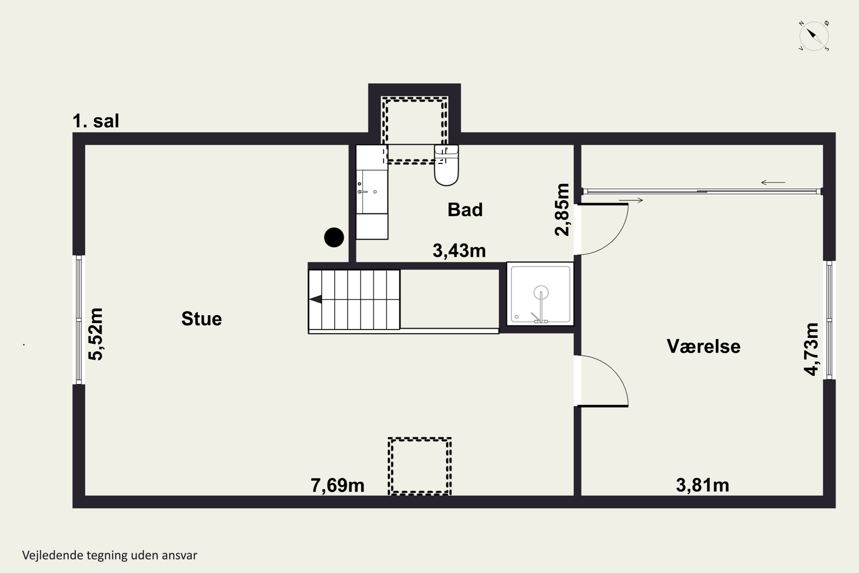Plantegninger billede af Figenvej 75, 4700 Næstved