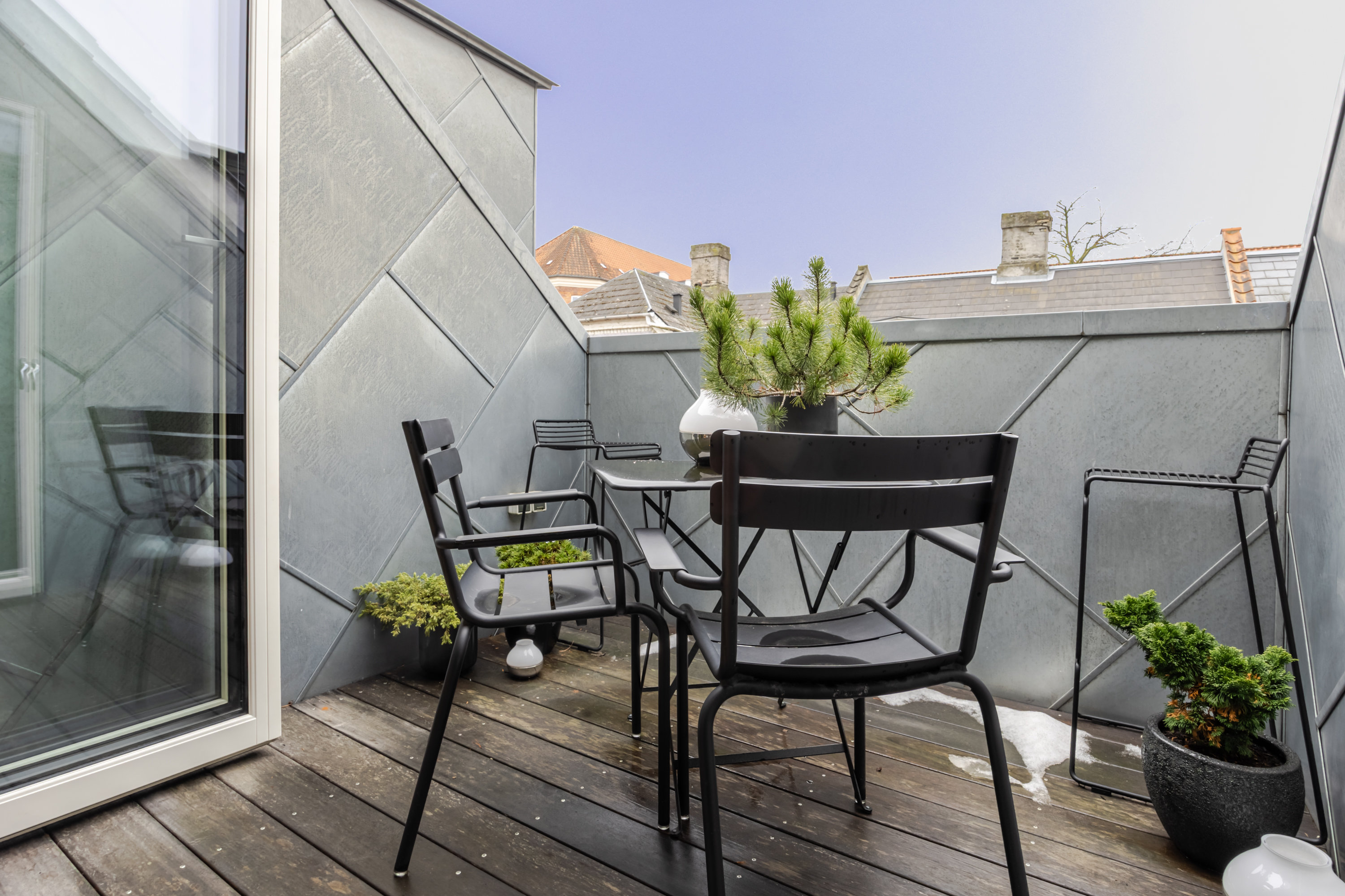 Fremhævet tagterrasse billede i fuldskærmstilstand. Billede af Krusemyntegade 3, 1318 København K