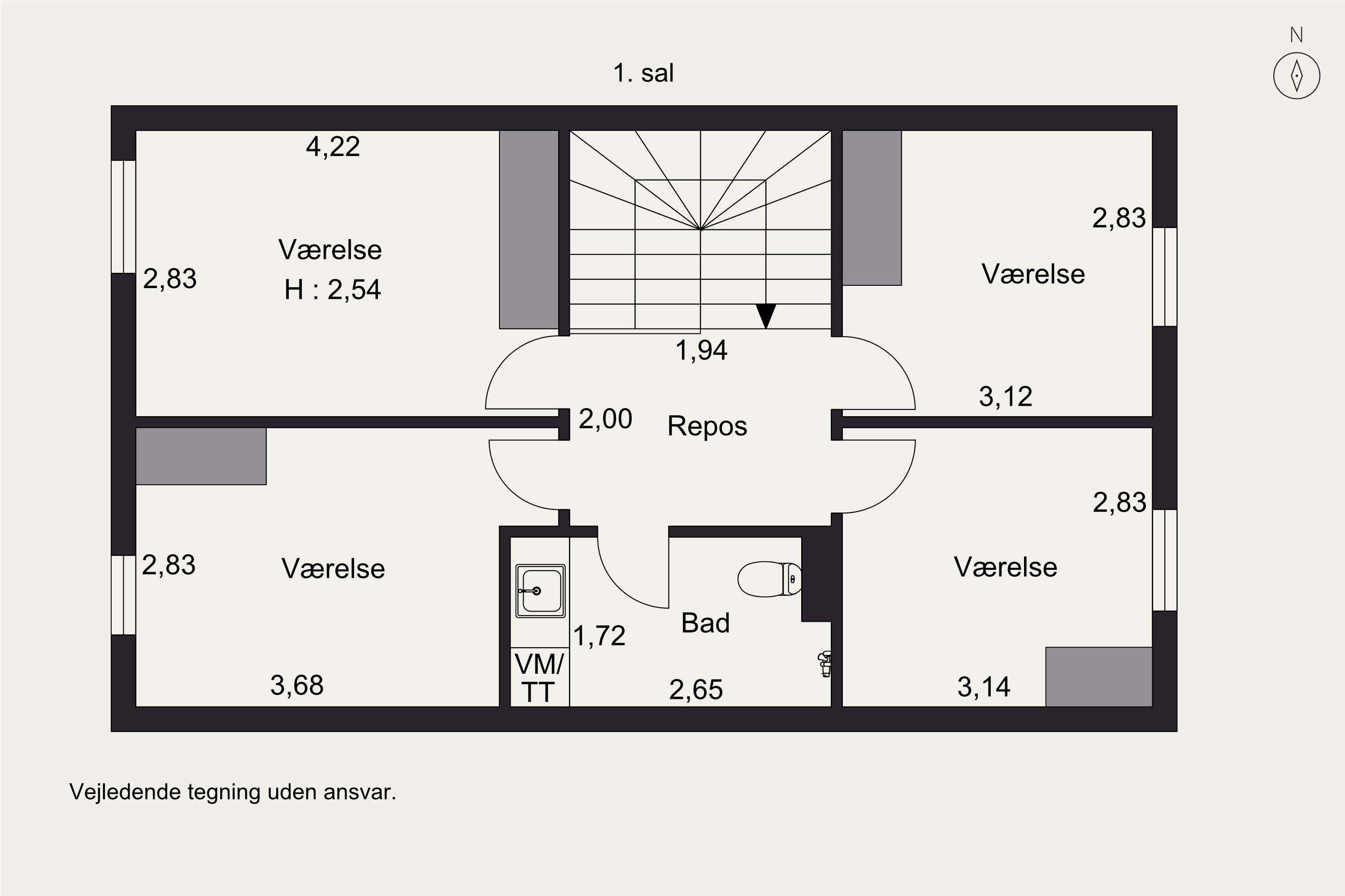 Plantegninger billede af Gustav Holms Vej 40, Risvangen, 8200 Aarhus N
