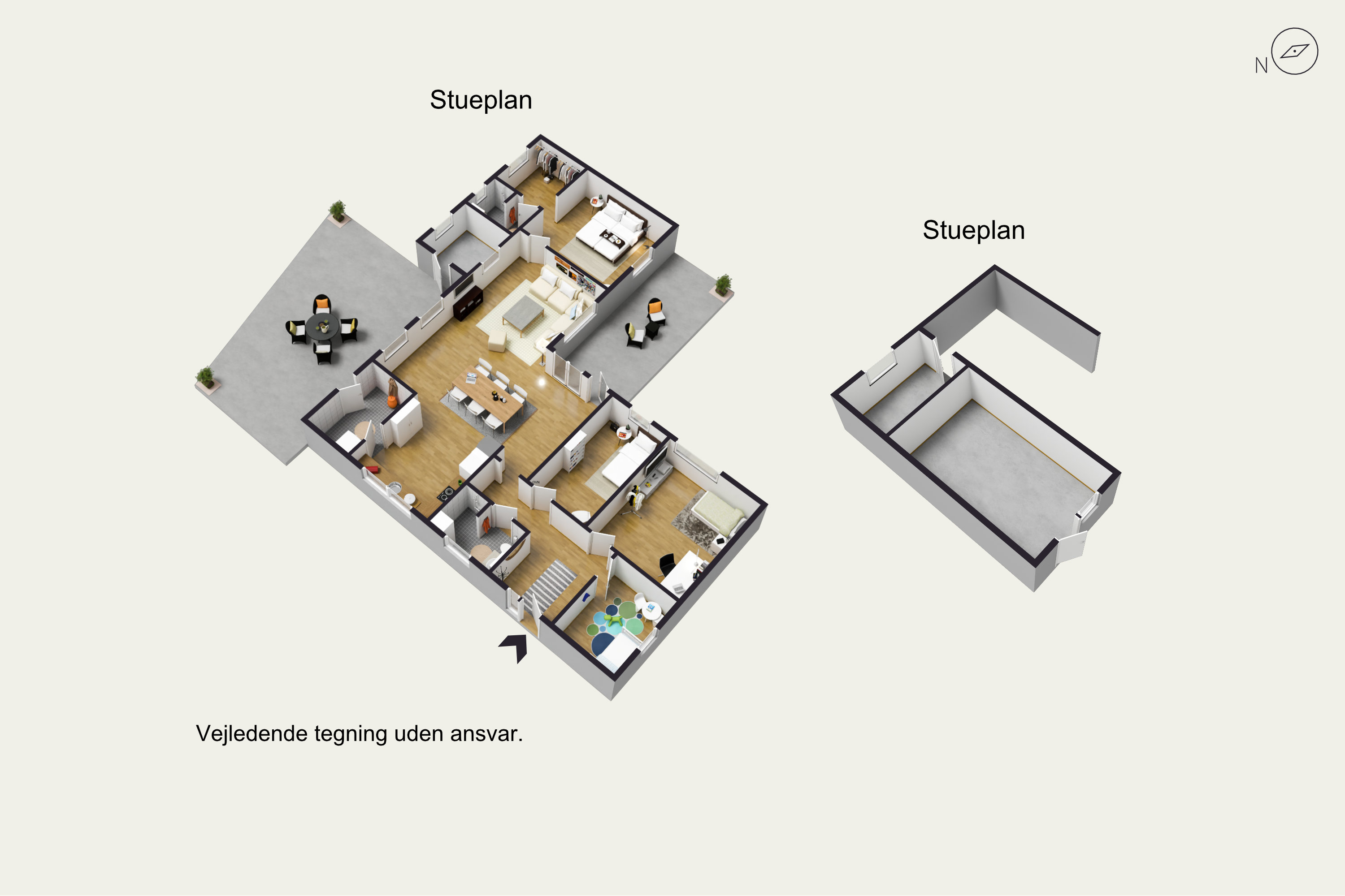 Plantegninger billede af Søndermarken 9, Jels, 6630 Rødding