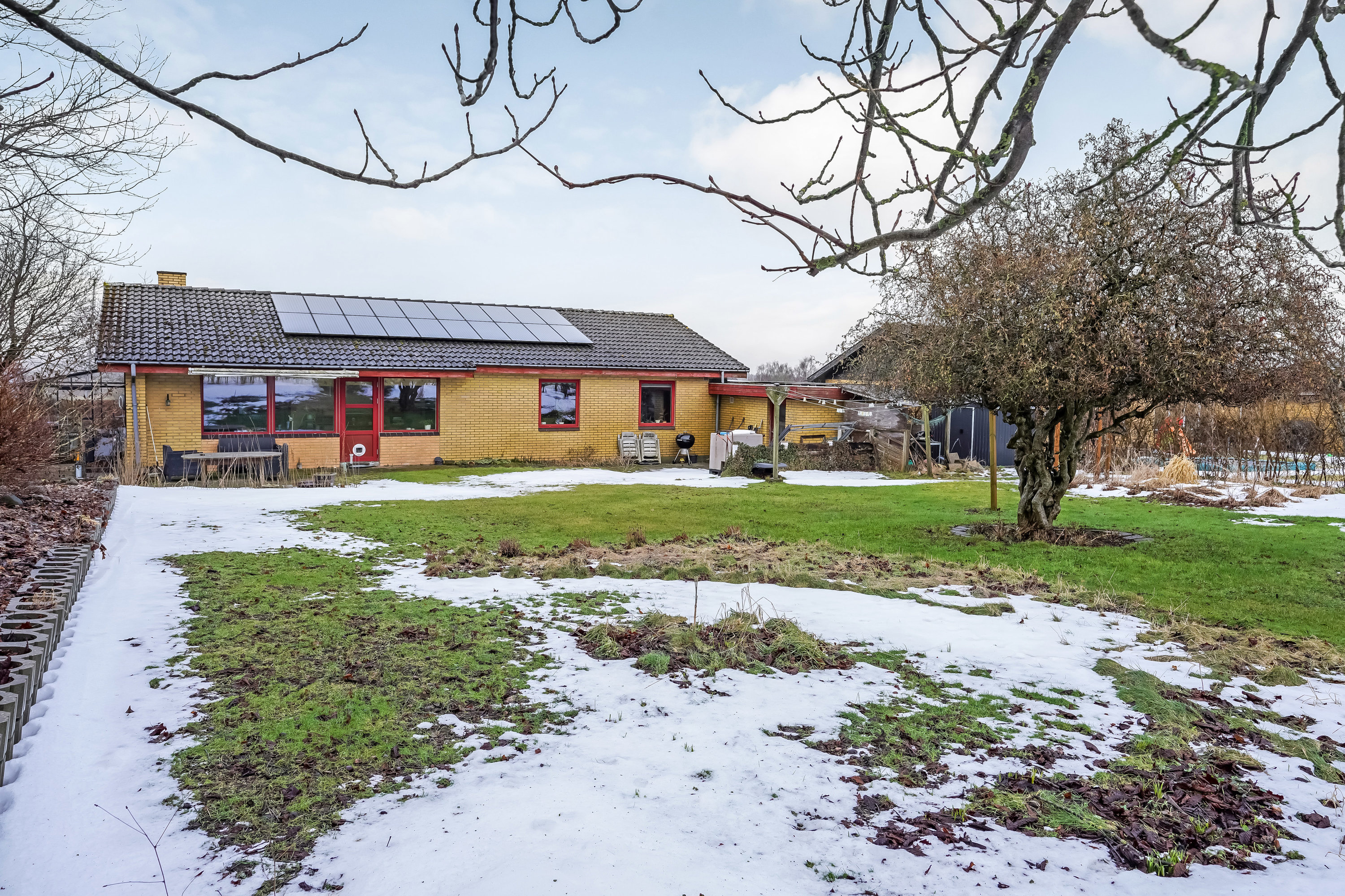 Fremhævet ejendommen billede i fuldskærmstilstand. Billede af Søndervang 23, Ølholm, 7160 Tørring