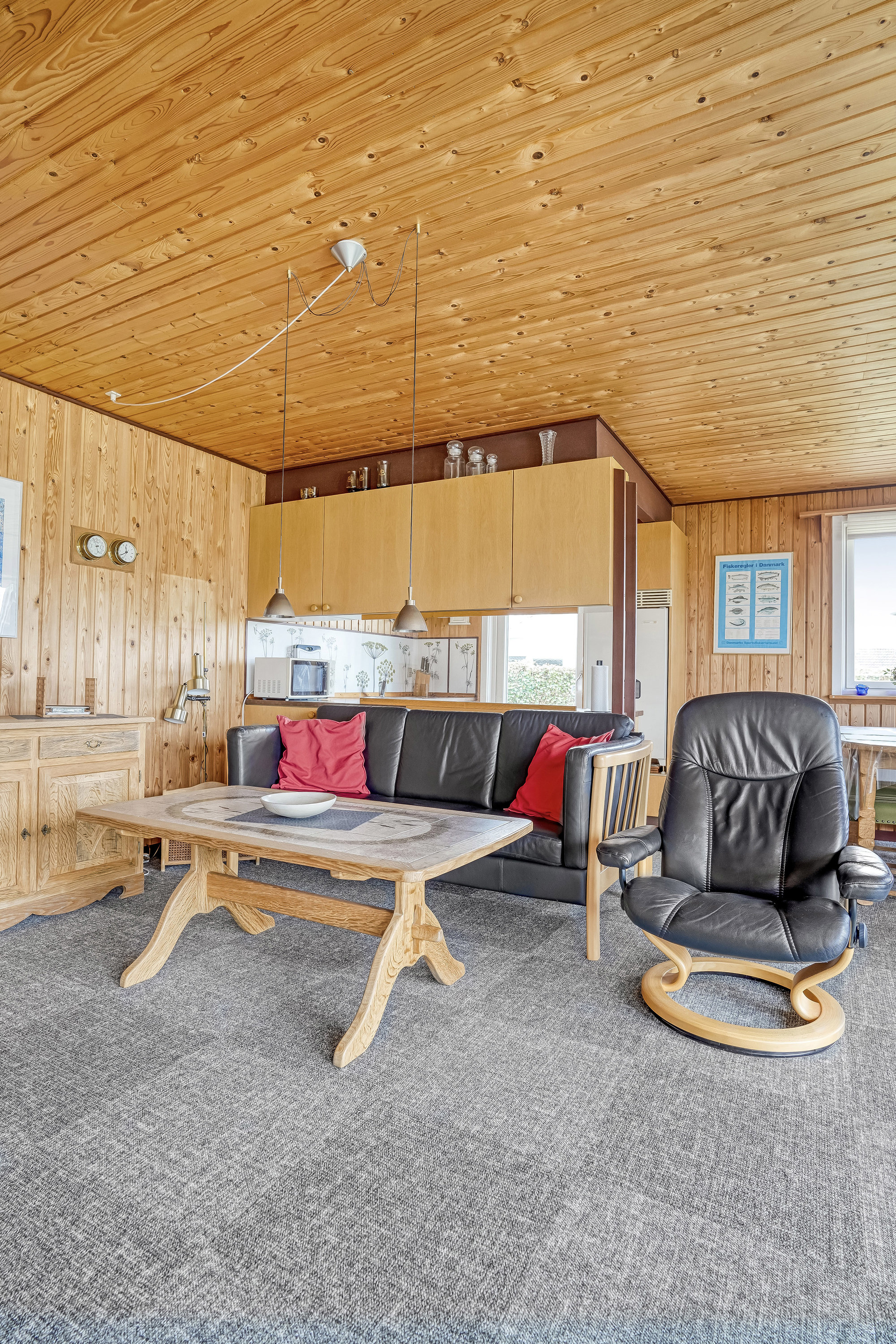 Fremhævet stue billede i fuldskærmstilstand. Billede af Bekkasinvej 3, Bro, 5464 Brenderup Fyn