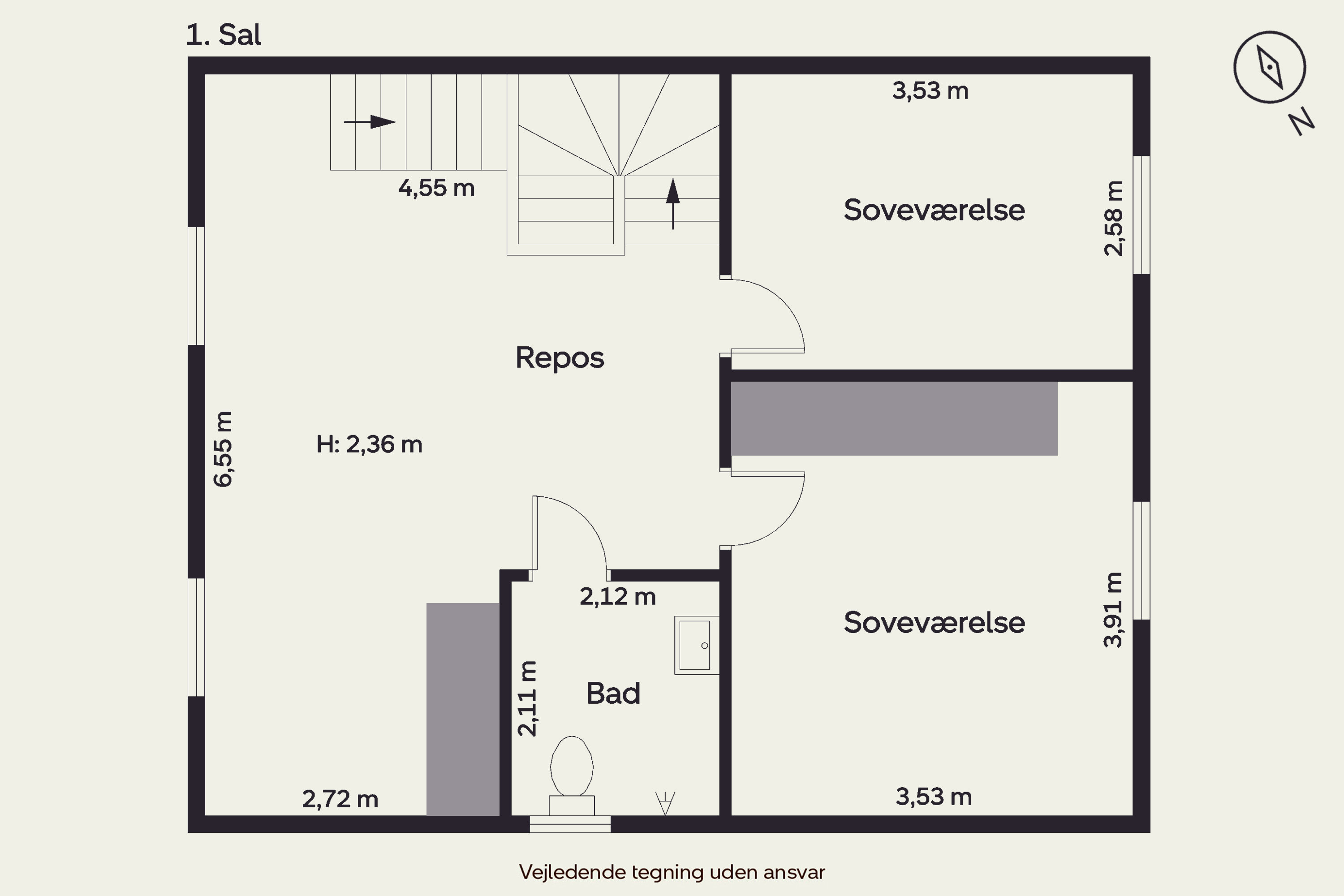 Plantegninger billede af Slåenbækken 6, Ny Hammersholt, 3400 Hillerød