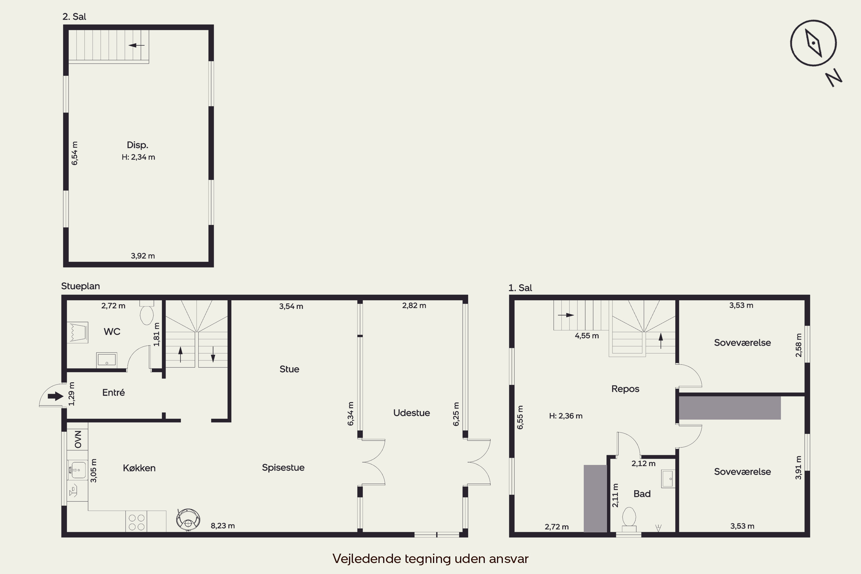 Plantegninger billede af Slåenbækken 6, Ny Hammersholt, 3400 Hillerød