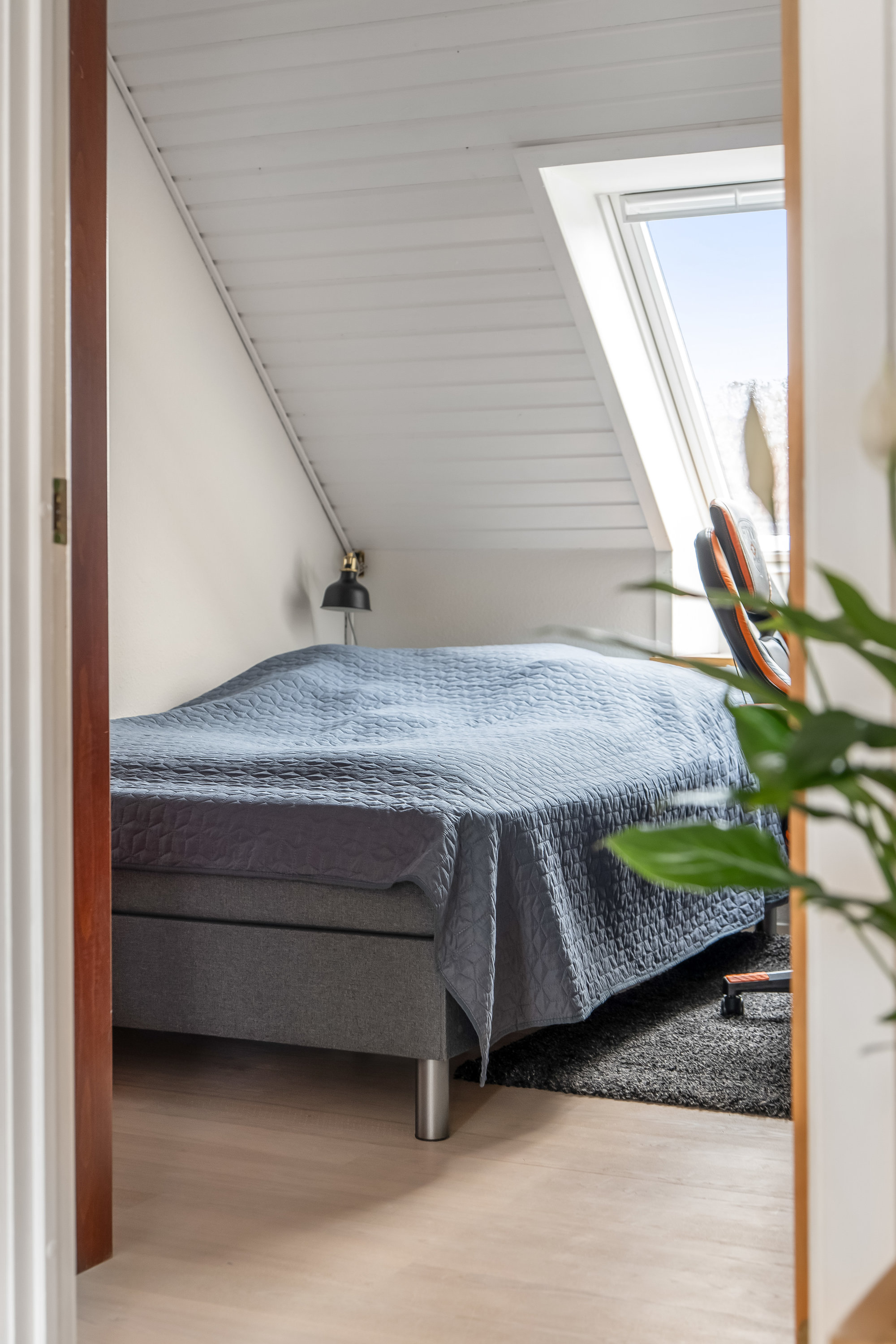 Fremhævet soveværelse billede i fuldskærmstilstand. Billede af Slåenbækken 6, Ny Hammersholt, 3400 Hillerød